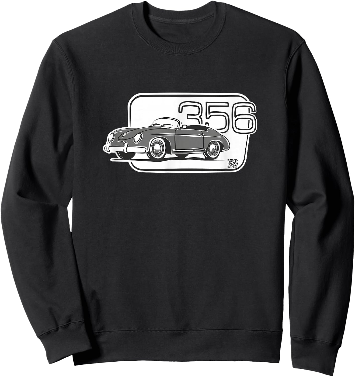 Speedster 356 Cabrio Classic Car Grey Sweatshirt - Sweatshirt | Black