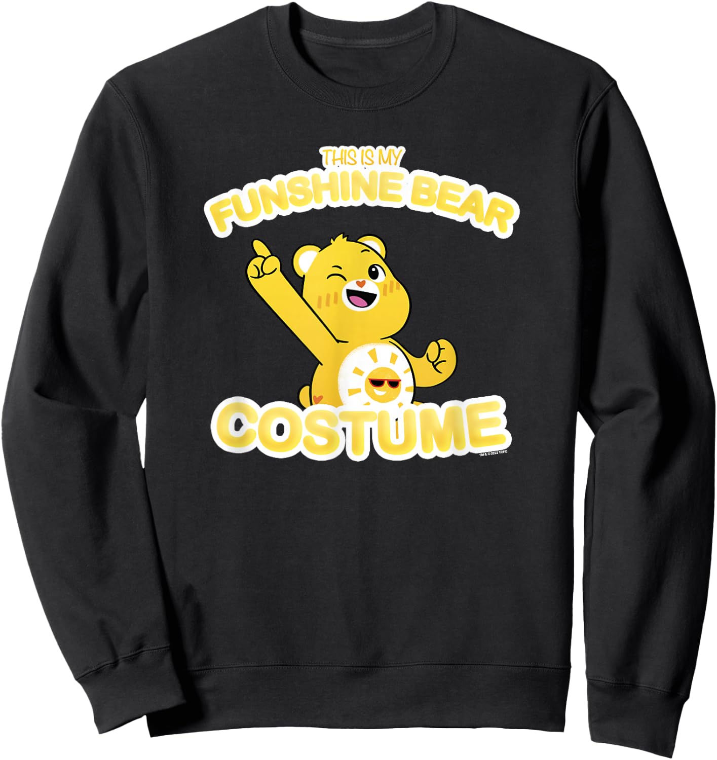 Care Bears Halloween This is My Funshine Bear Costume Sweatshirt - Sweatshirt | Black