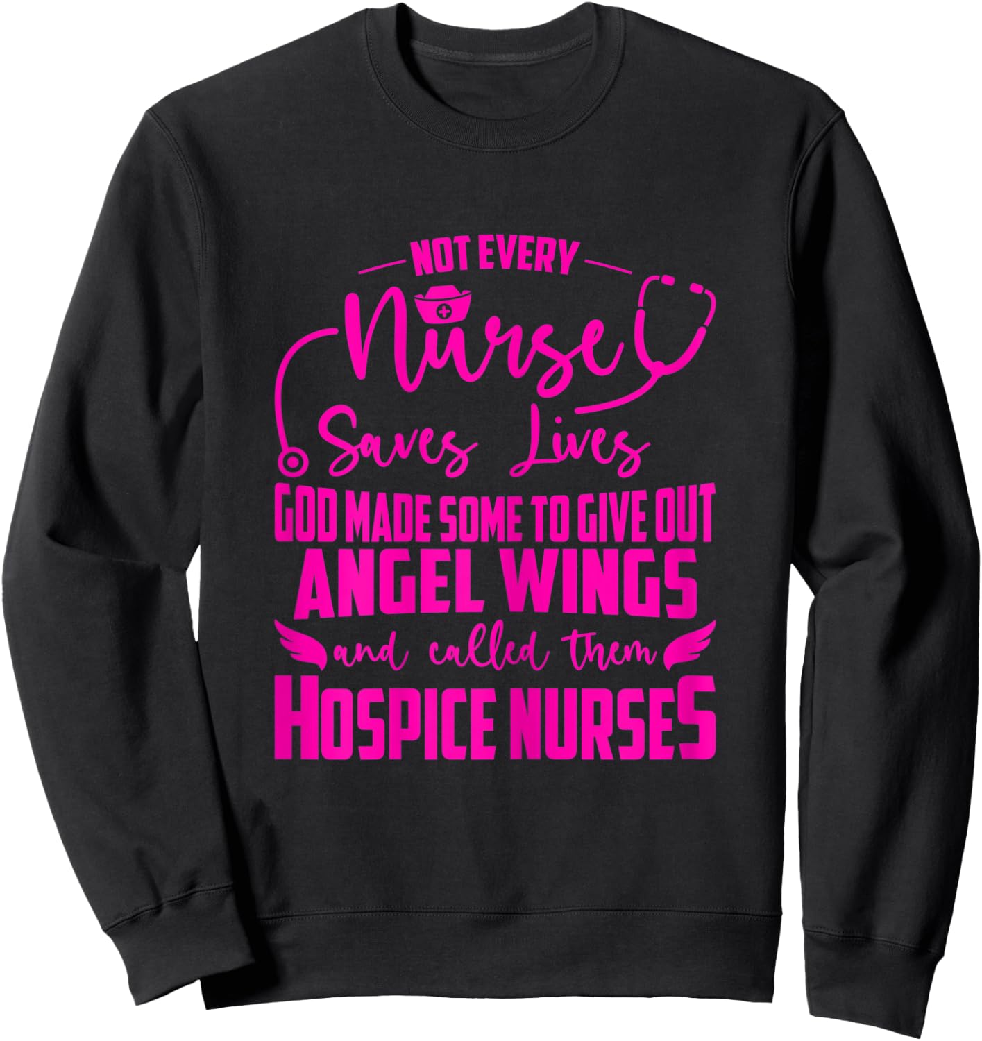 Registered Hospice Nurse Sweatshirt - Sweatshirt | Black