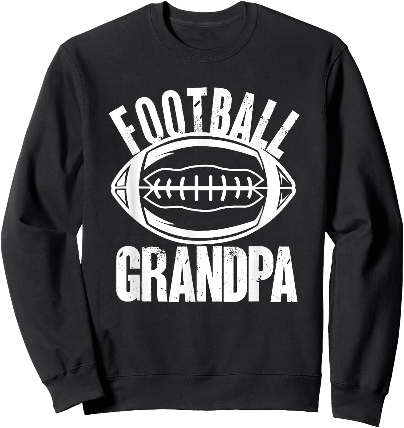 Funny Grandpa American Football Sweatshirt - Sweatshirt | Black