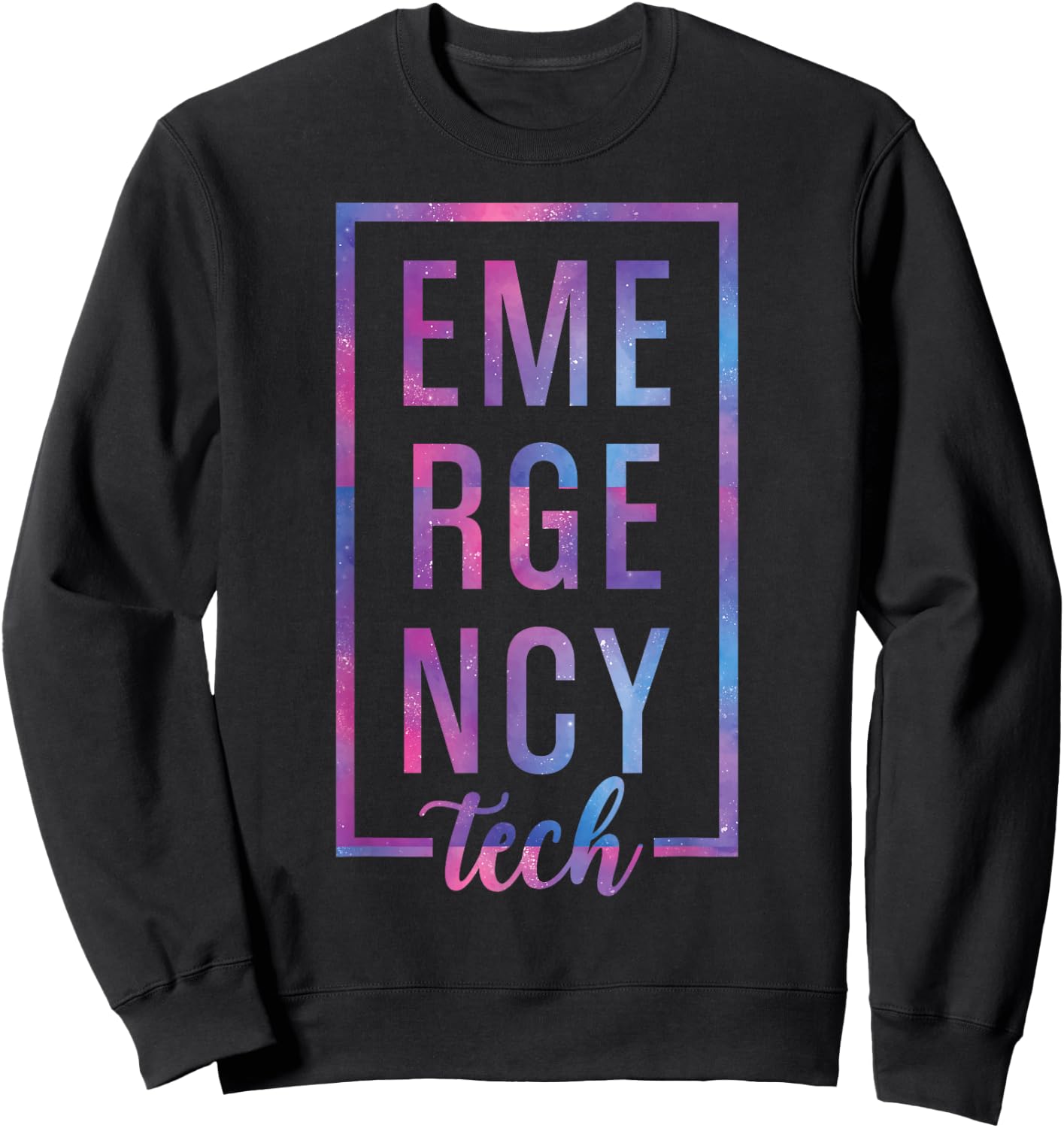 Emergency Room Tech ER Tech ER Technician Sweatshirt - Sweatshirt | Black