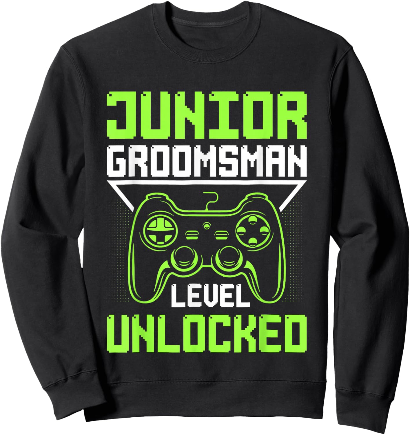 Cute Junior Best Man Gift Wedding Party Sweatshirt - Sweatshirt | Black