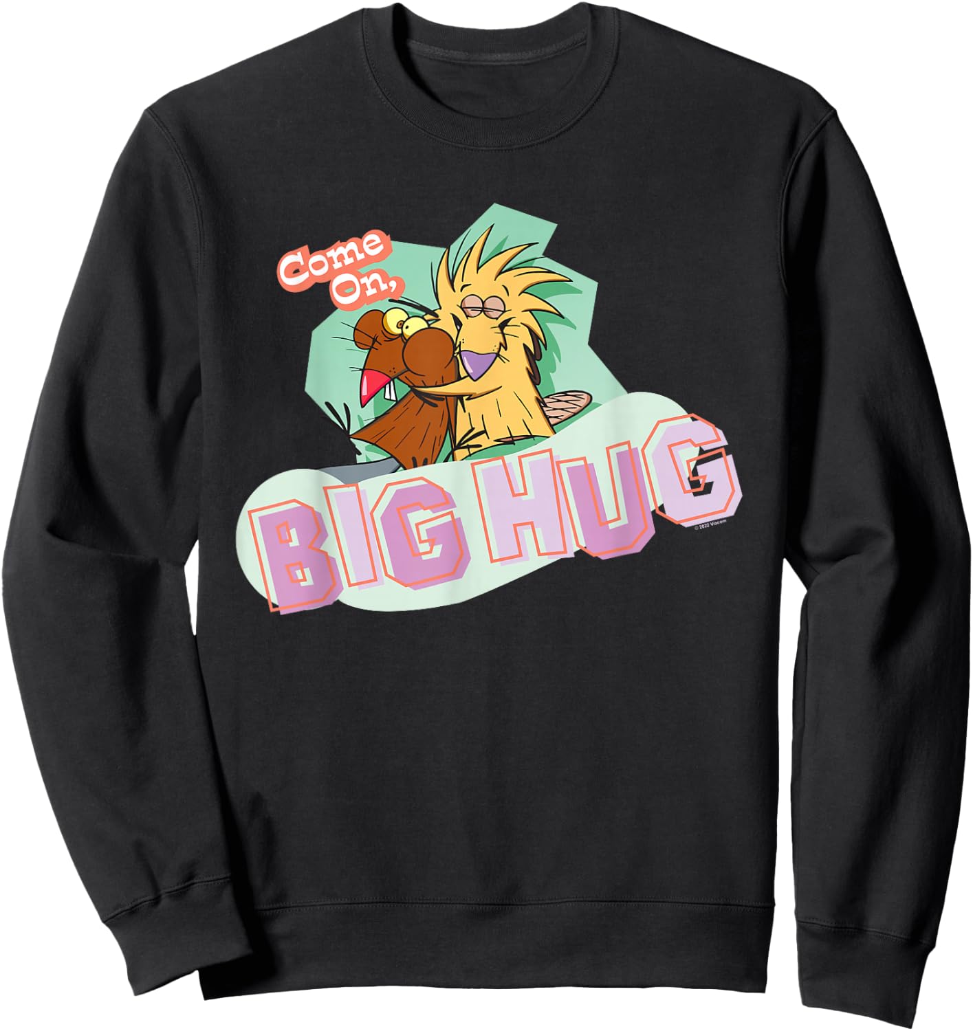 Angry Beavers Big Hug Sweatshirt - Sweatshirt | Black