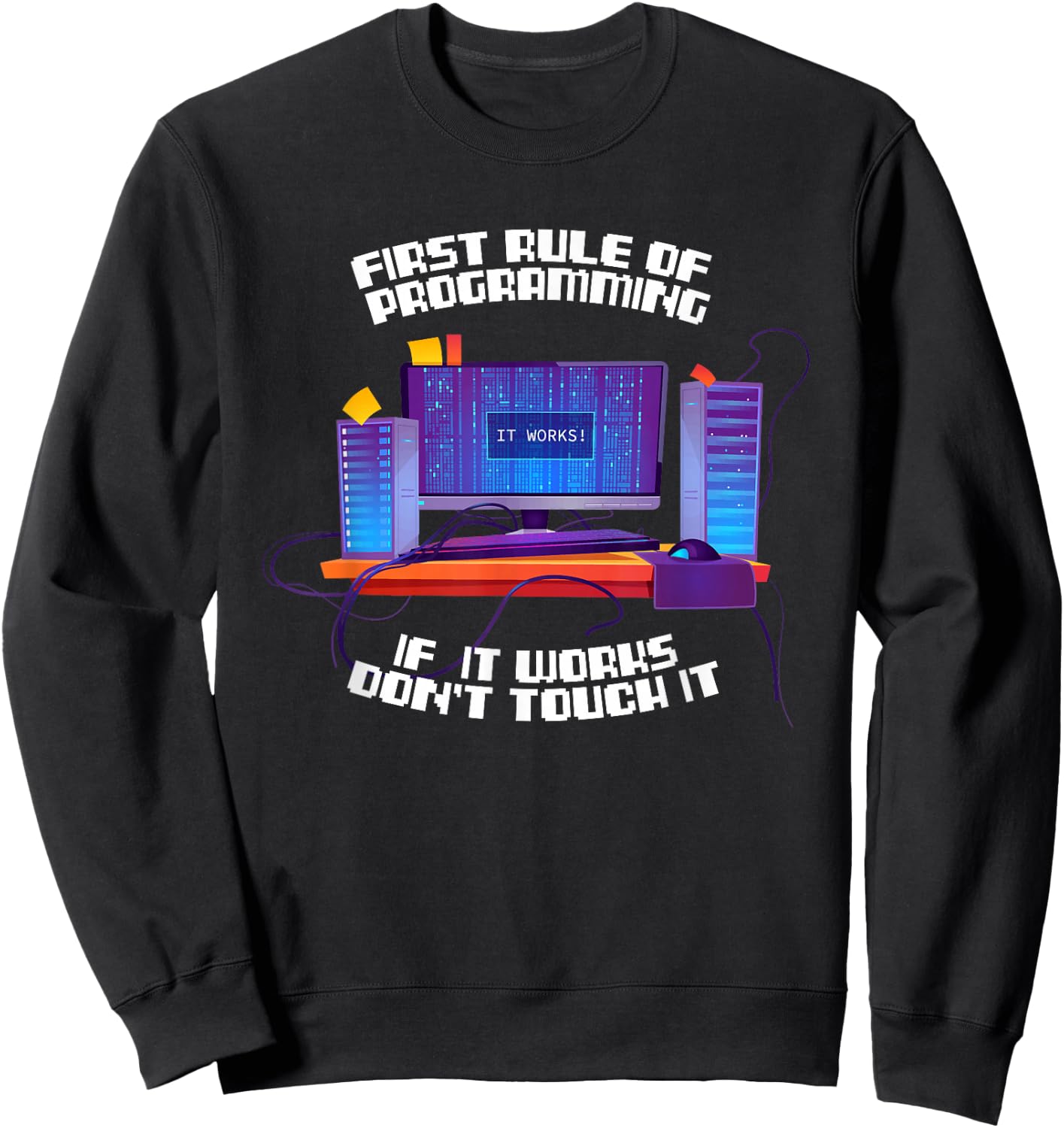 Programmer Coder - Developer Software Engineer Programming Sweatshirt - Sweatshirt | Black