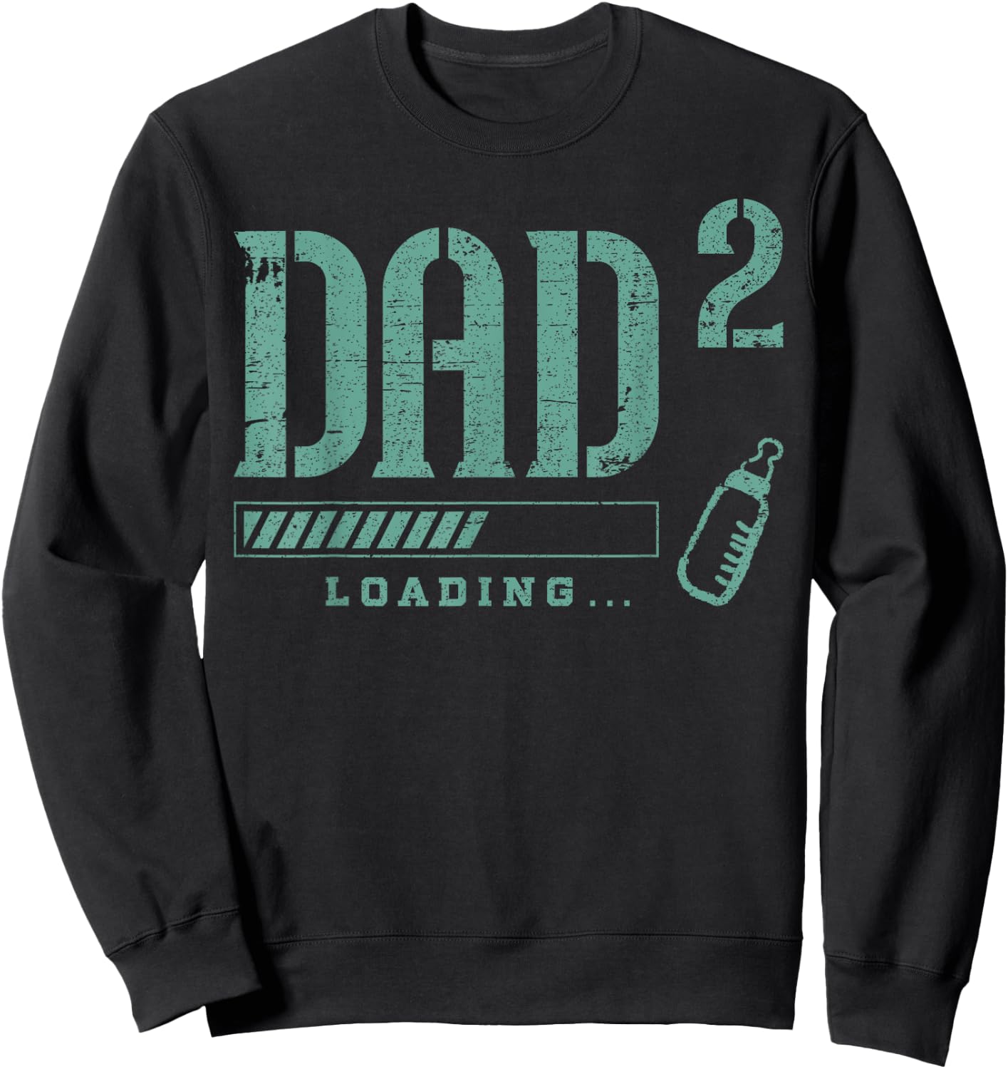 Expectant dad, Dad-to-be, Future Dad, 2nd child Sweatshirt - Sweatshirt | Black