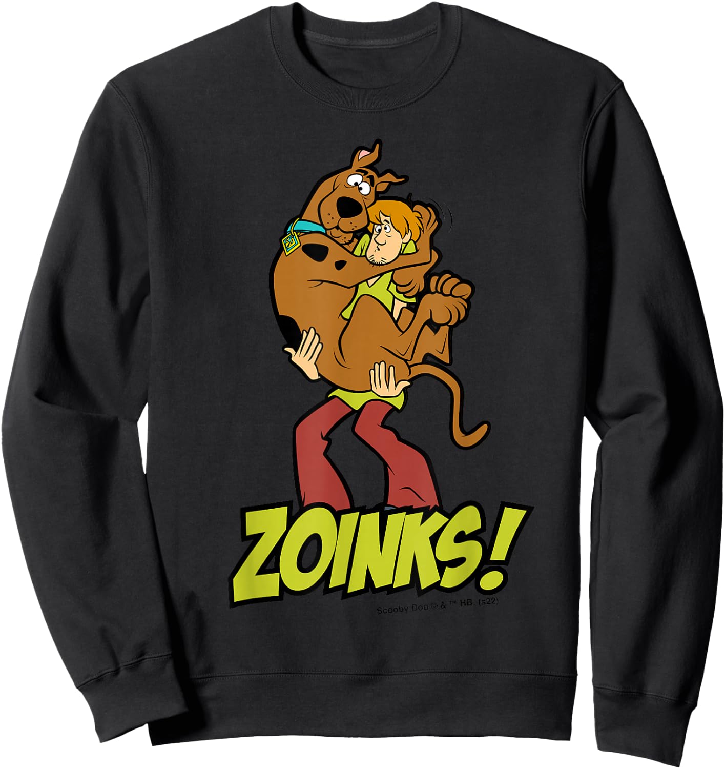 Scooby Doo Zoinks Sweatshirt - Sweatshirt | Black
