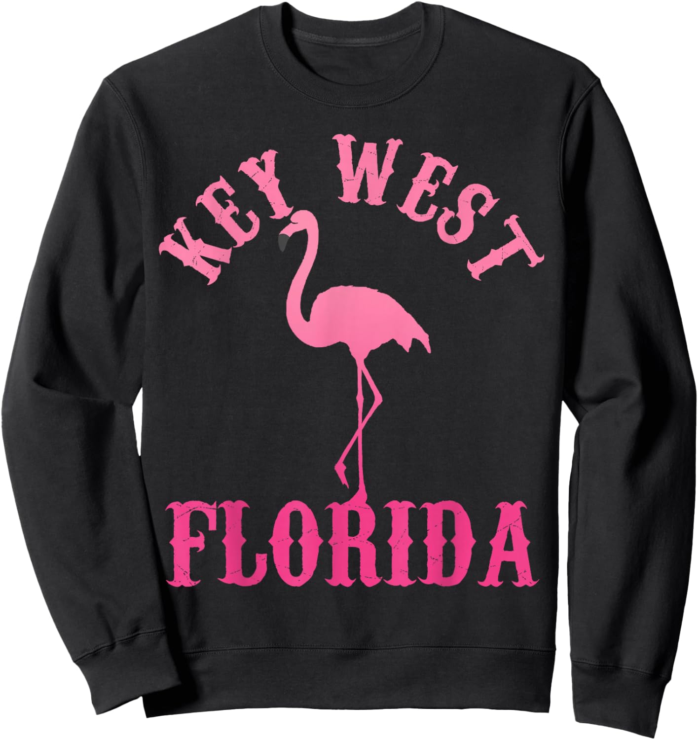 Key West Florida Shirt Flamingo America USA Souvenir Sweatshirt - Sweatshirt | Black