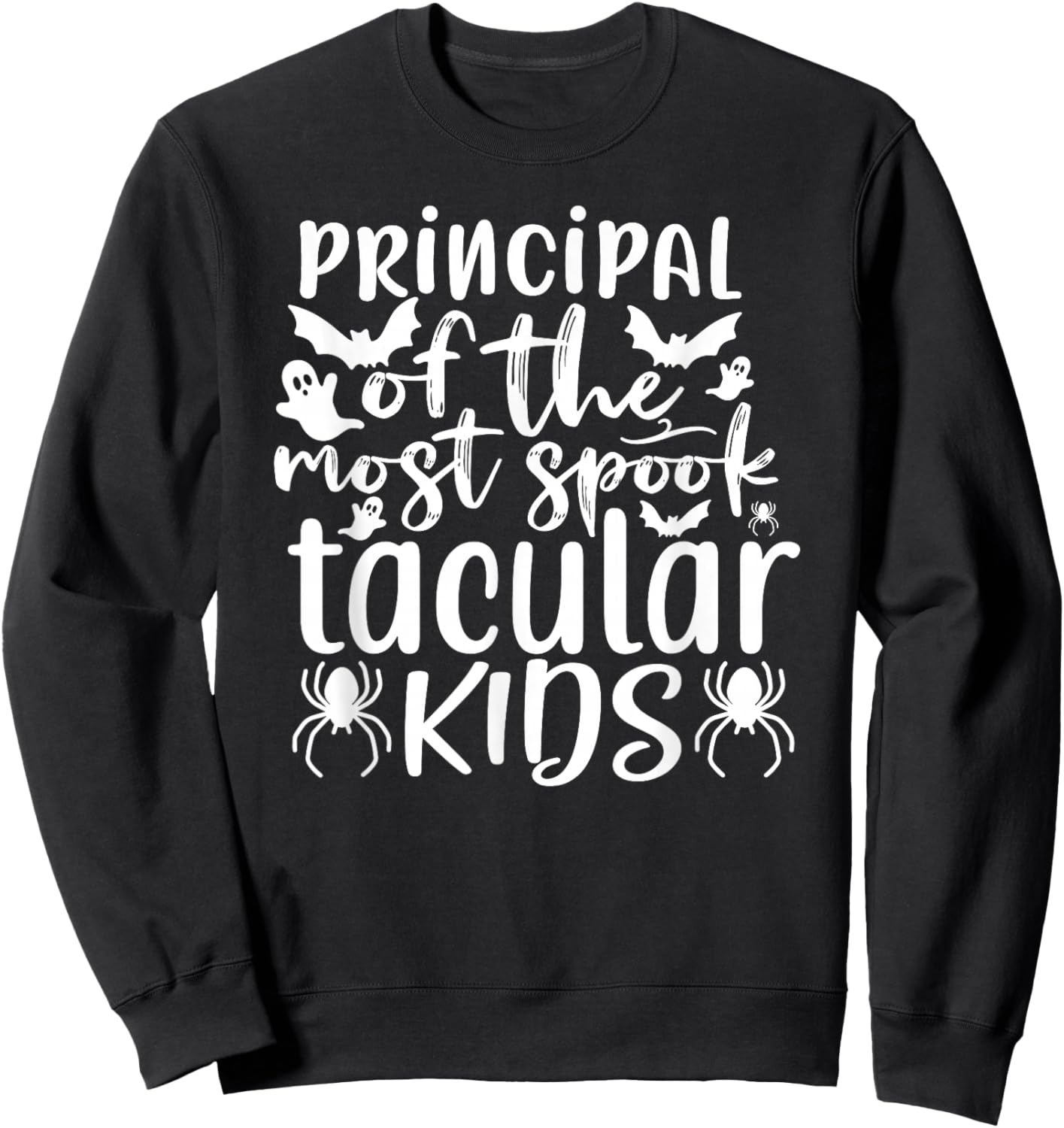 Halloween Funny - Principal Of Most Spooktacular Kids Sweatshirt - Sweatshirt | Black