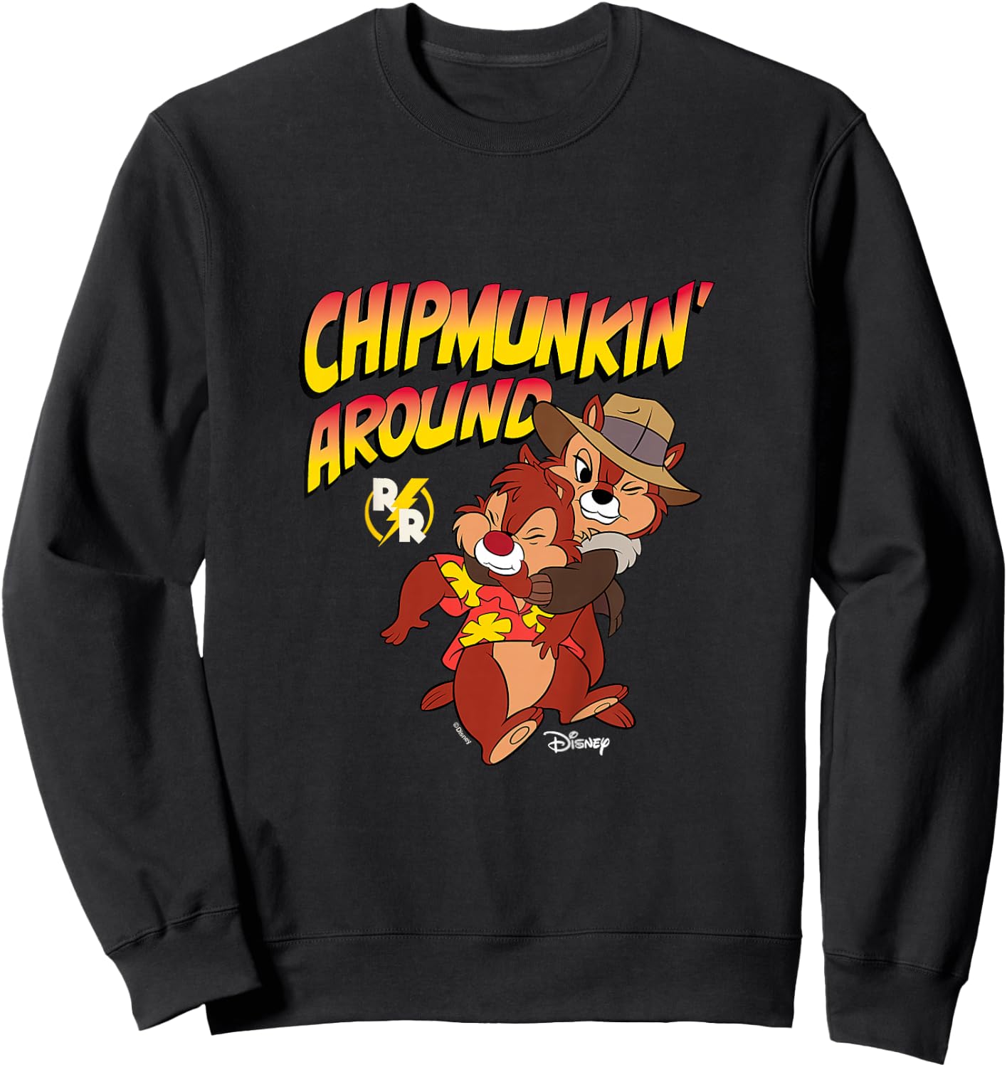 Kids Chip 'N Dale Rescue Rangers - Chipmunkin' Around Sweatshirt - Sweatshirt | Black