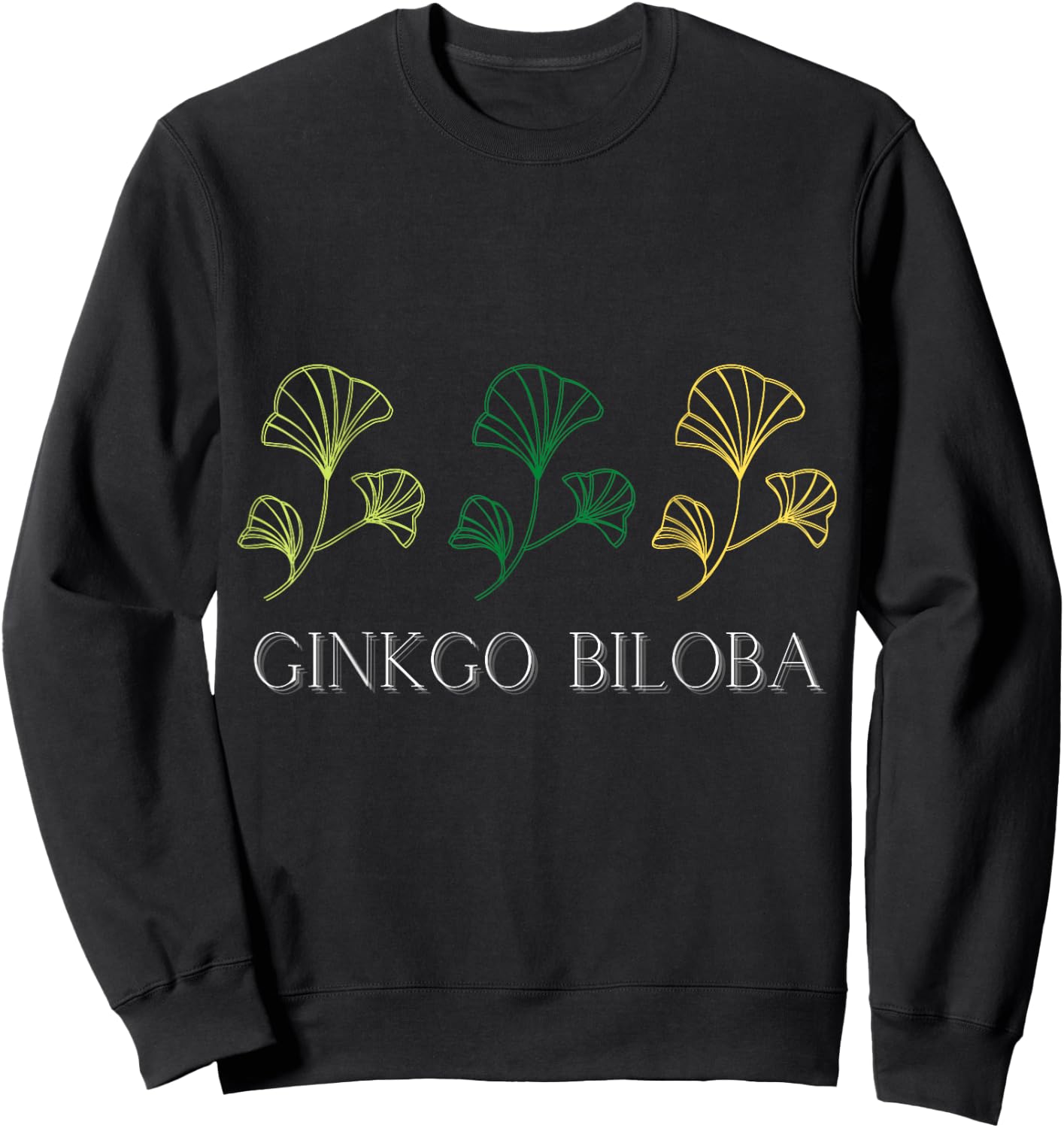 Ginkgo Biloba Sweatshirt - Sweatshirt | Black