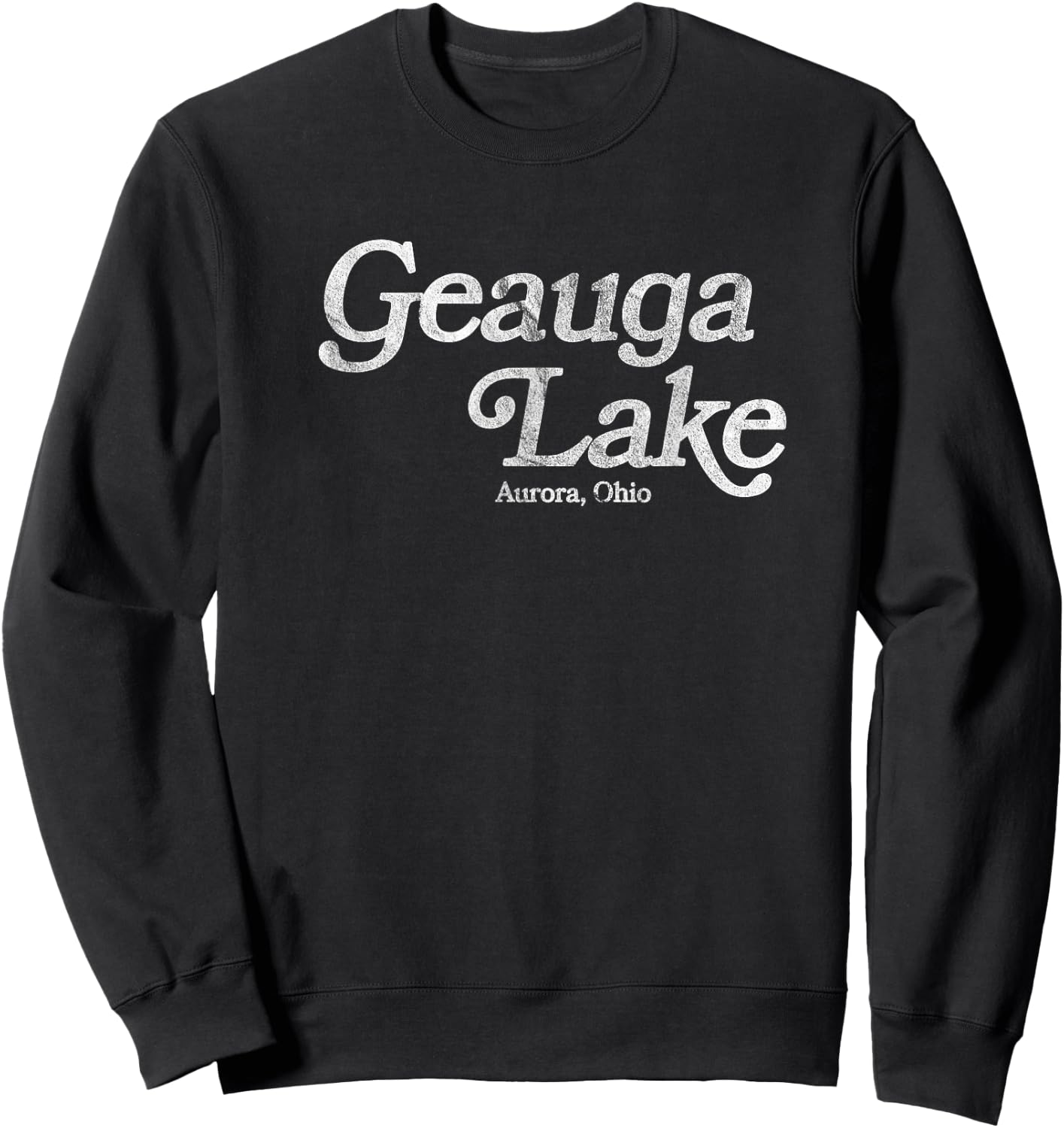 Vintage Geauga Lake Cleveland Sweatshirt - Sweatshirt | Black