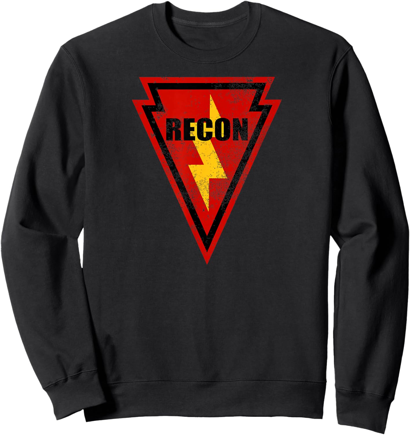 25th Infantry Vietnam Recon (distressed) Sweatshirt - Sweatshirt | Black