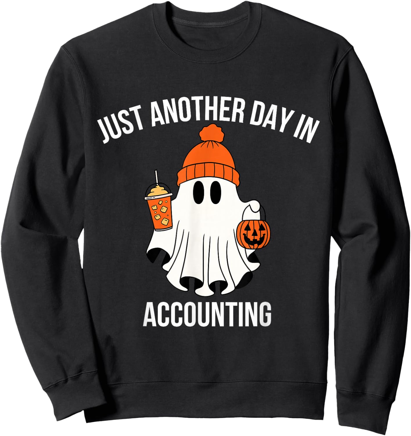 Funny Accountant Halloween Accounting Colleague Gift Sweatshirt - Sweatshirt | Black