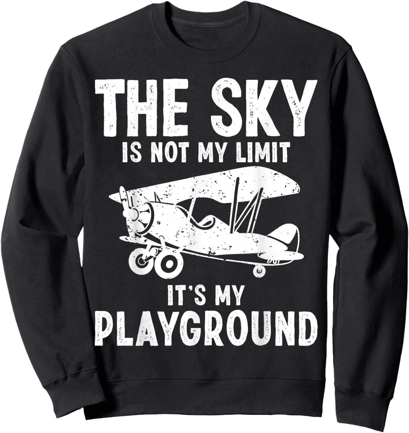 Cute Pilot Art Women Aviation Pilot Airplane Captain Sweatshirt - Sweatshirt | Black