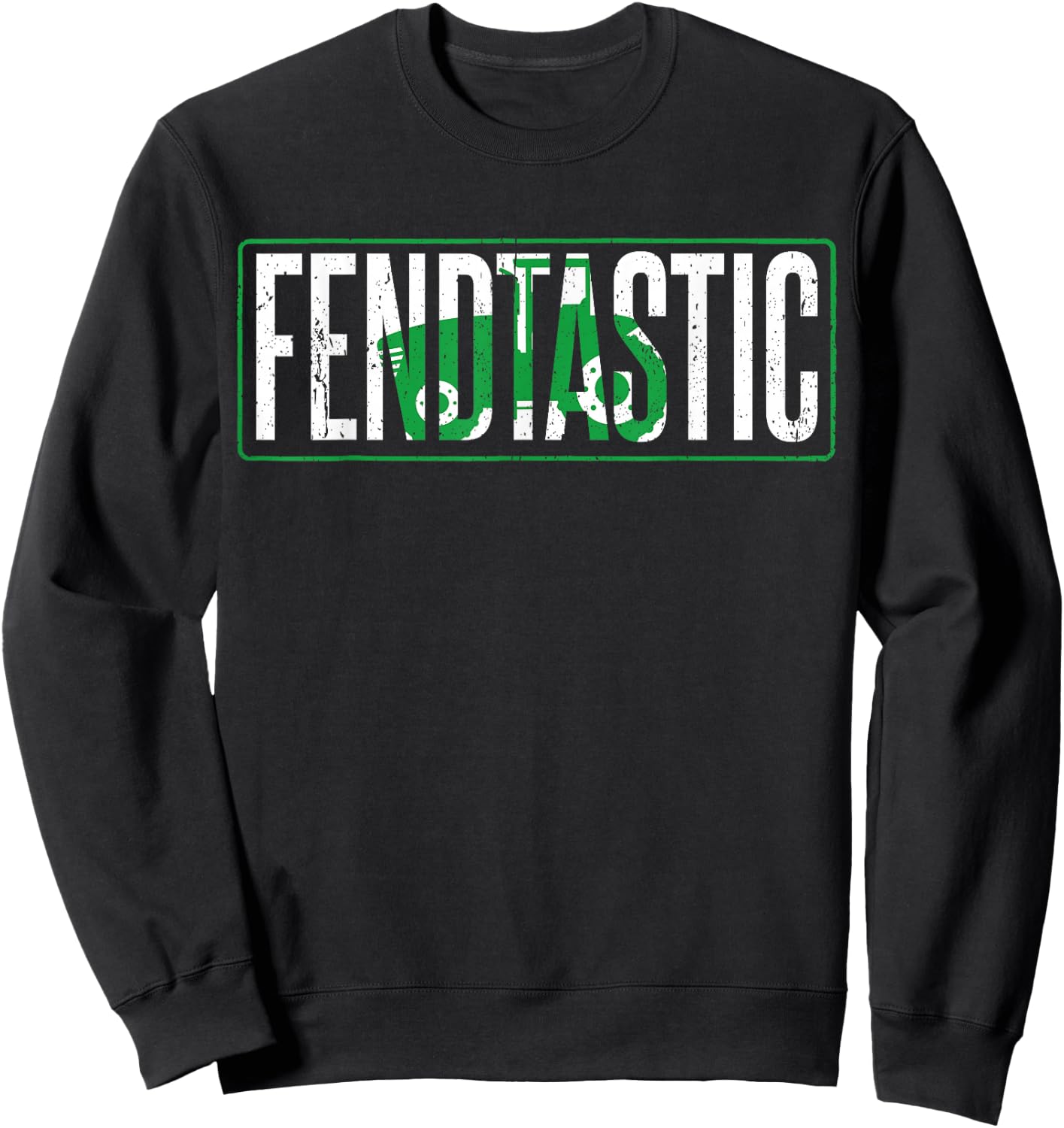 Fendtastic Tractor Saying for Farmers and Farmers Gift Sweatshirt - Sweatshirt | Black