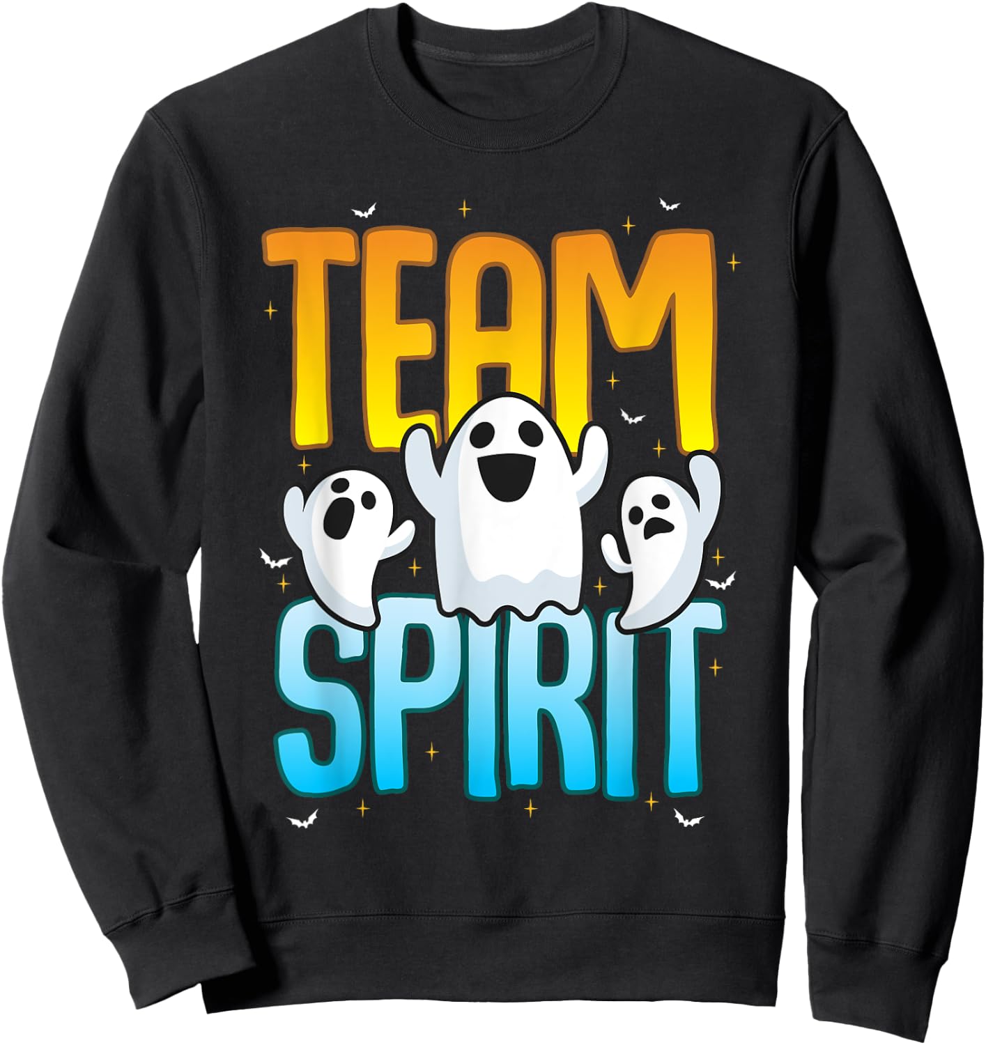 Funny Halloween Team Spirit Ghosts Sweatshirt - Sweatshirt | Black