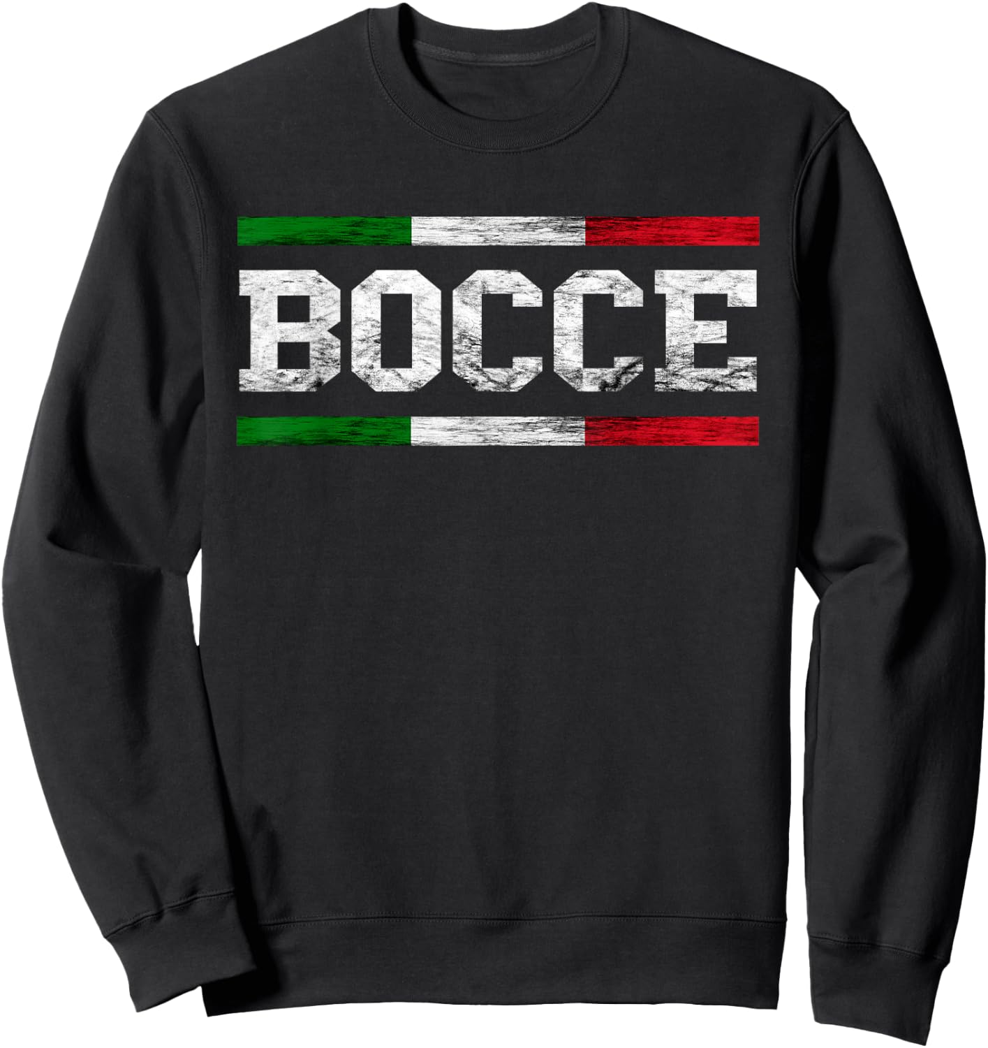 Bocce Ball Game Boule Boccia Italy Sport Italian Bocce Sweatshirt - Sweatshirt | Black