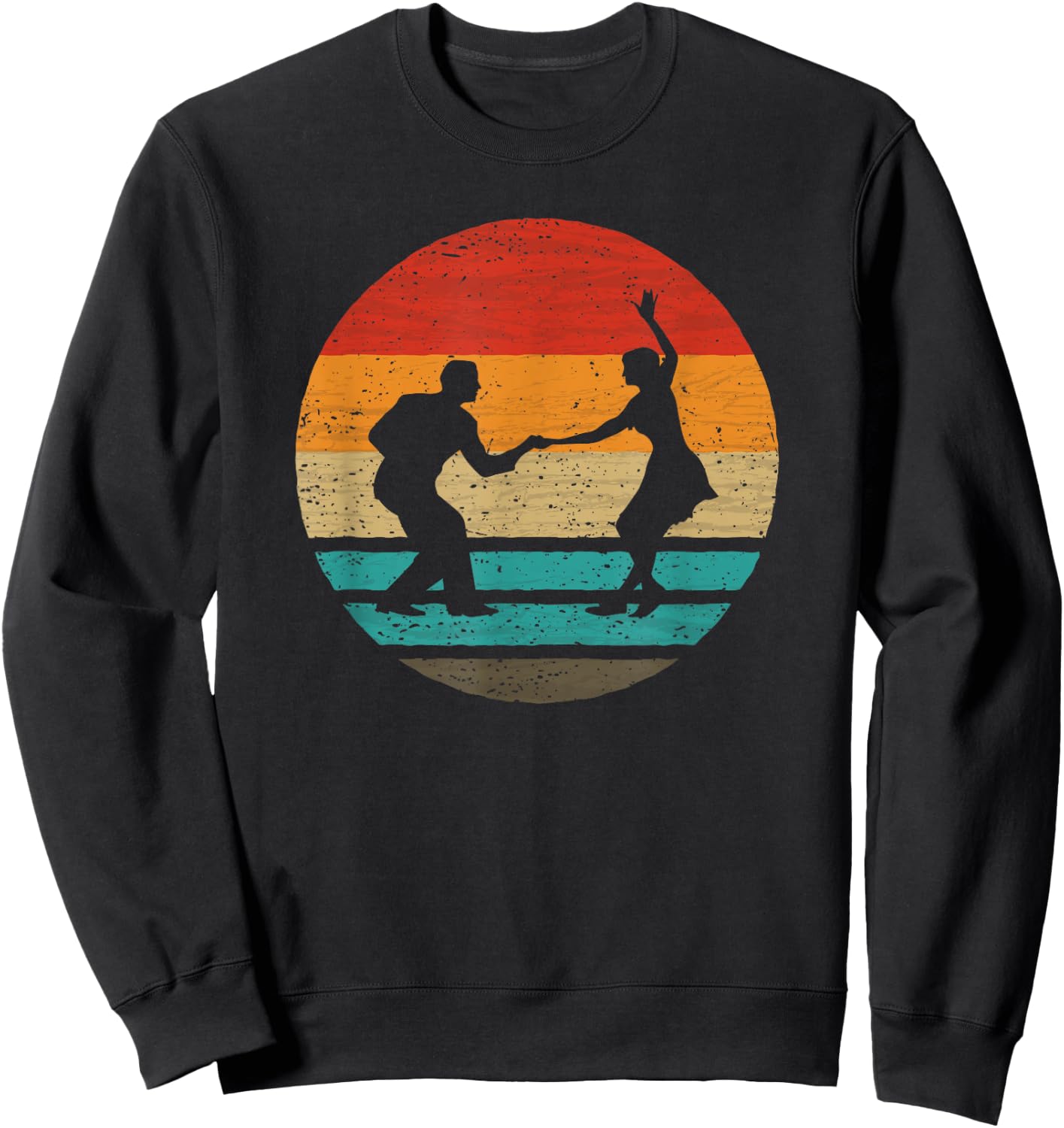 Swing retro style vintage Sweatshirt - Sweatshirt | Black