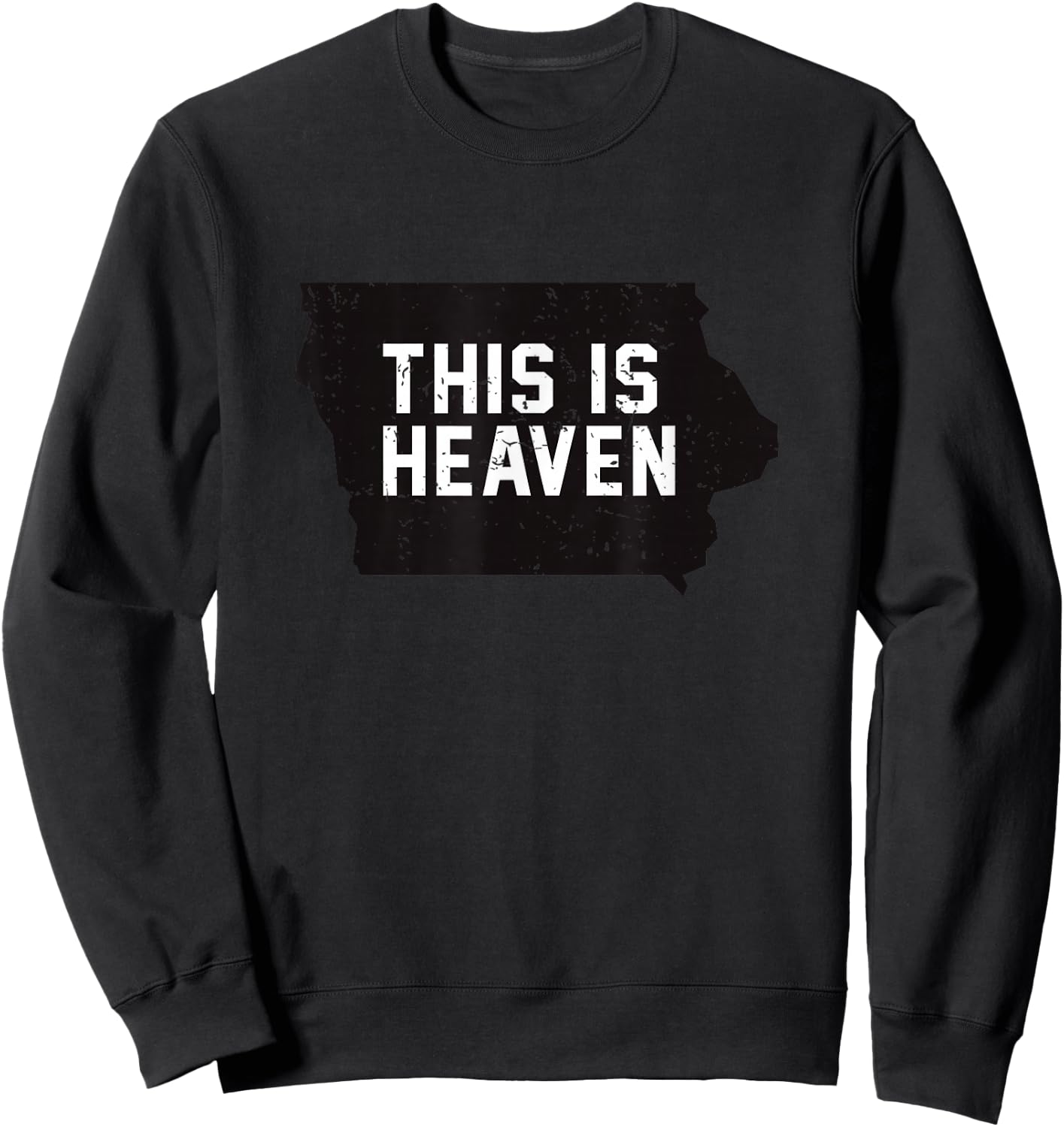 This is Heaven Iowa State Field Baseball Inspired Sweatshirt - Sweatshirt | Black