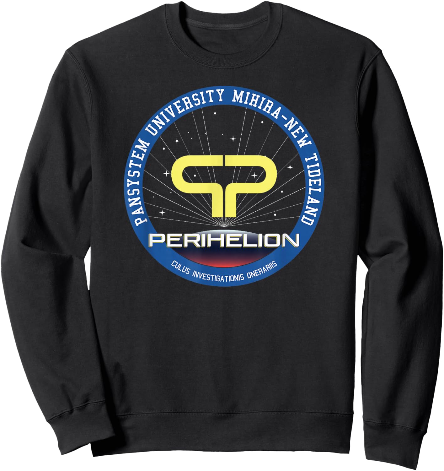 Perihelion Crew Patch Sweatshirt - Sweatshirt | Black
