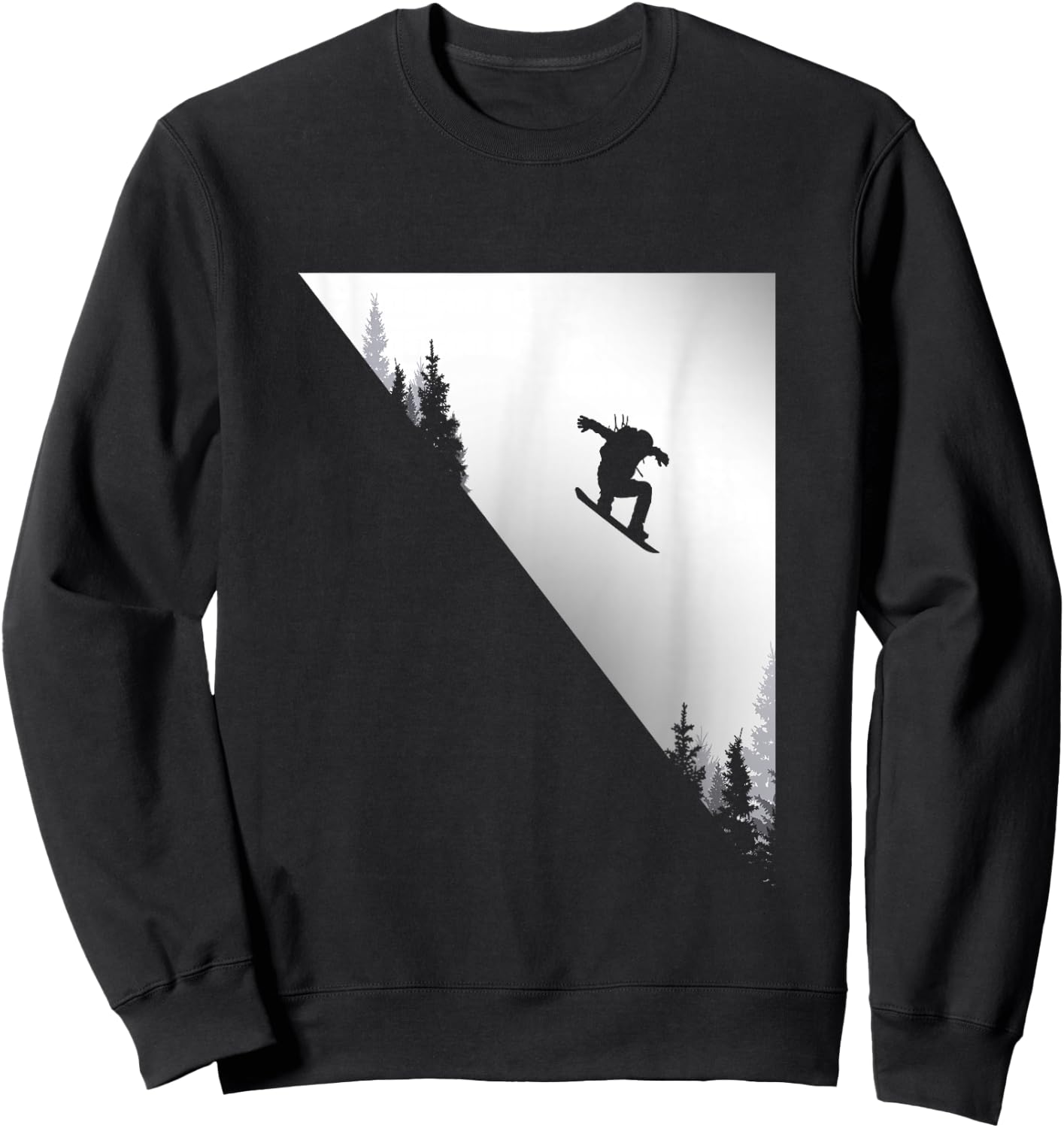 Snowboard Apparel - Snowboarding Snowboarder Snowboard Small Sweatshirt - Sweatshirt | Black