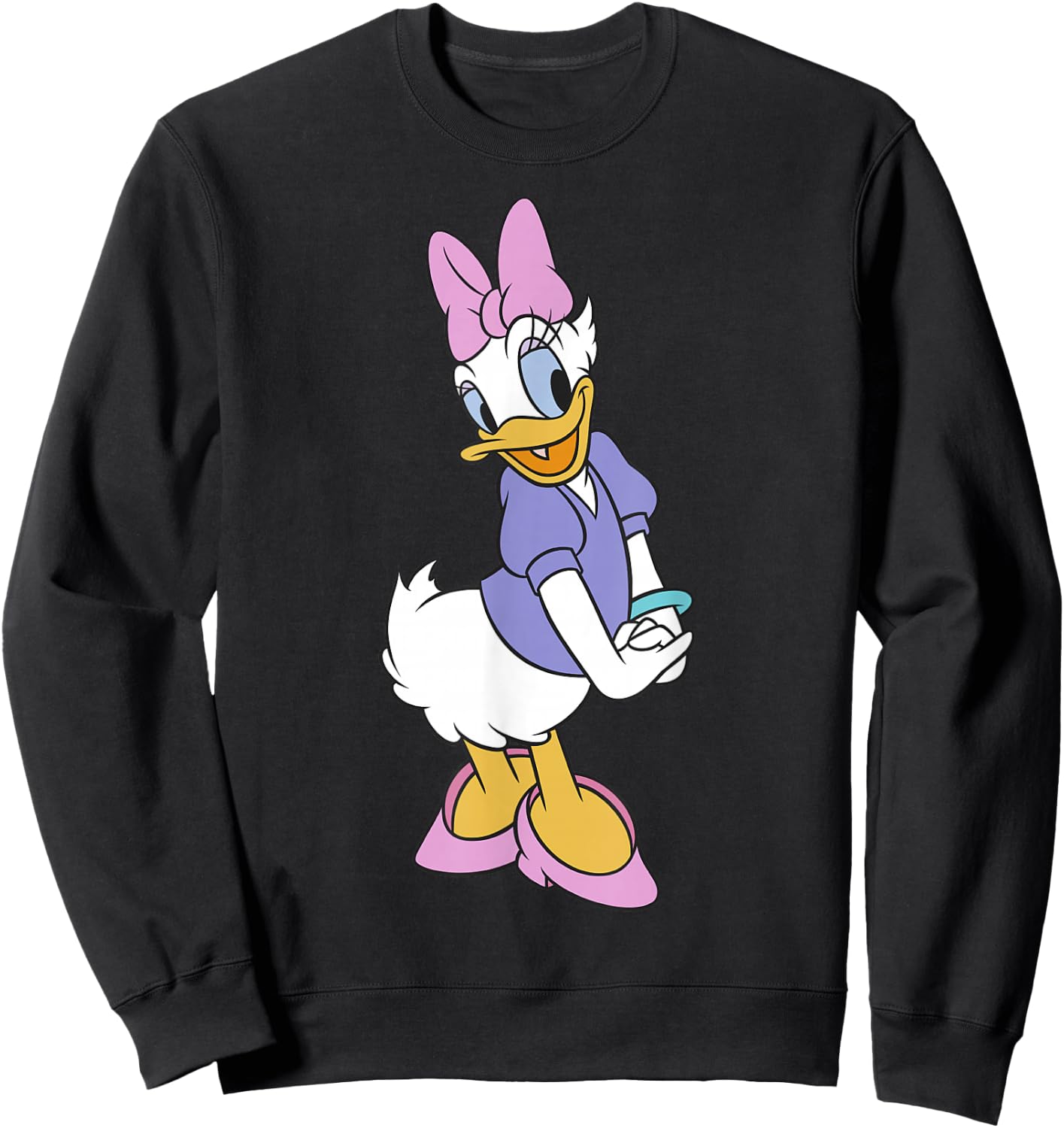 Disney Mickey and Friends Daisy Duck Traditional Portrait Small Sweatshirt - Sweatshirt | Black