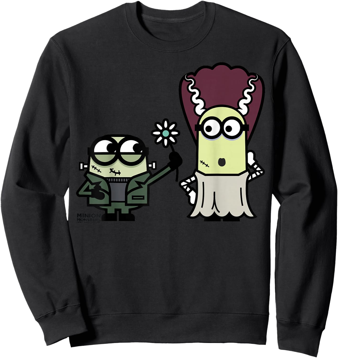 Despicable Me Franken Minions Bride Graphic Sweatshirt - Sweatshirt | Black