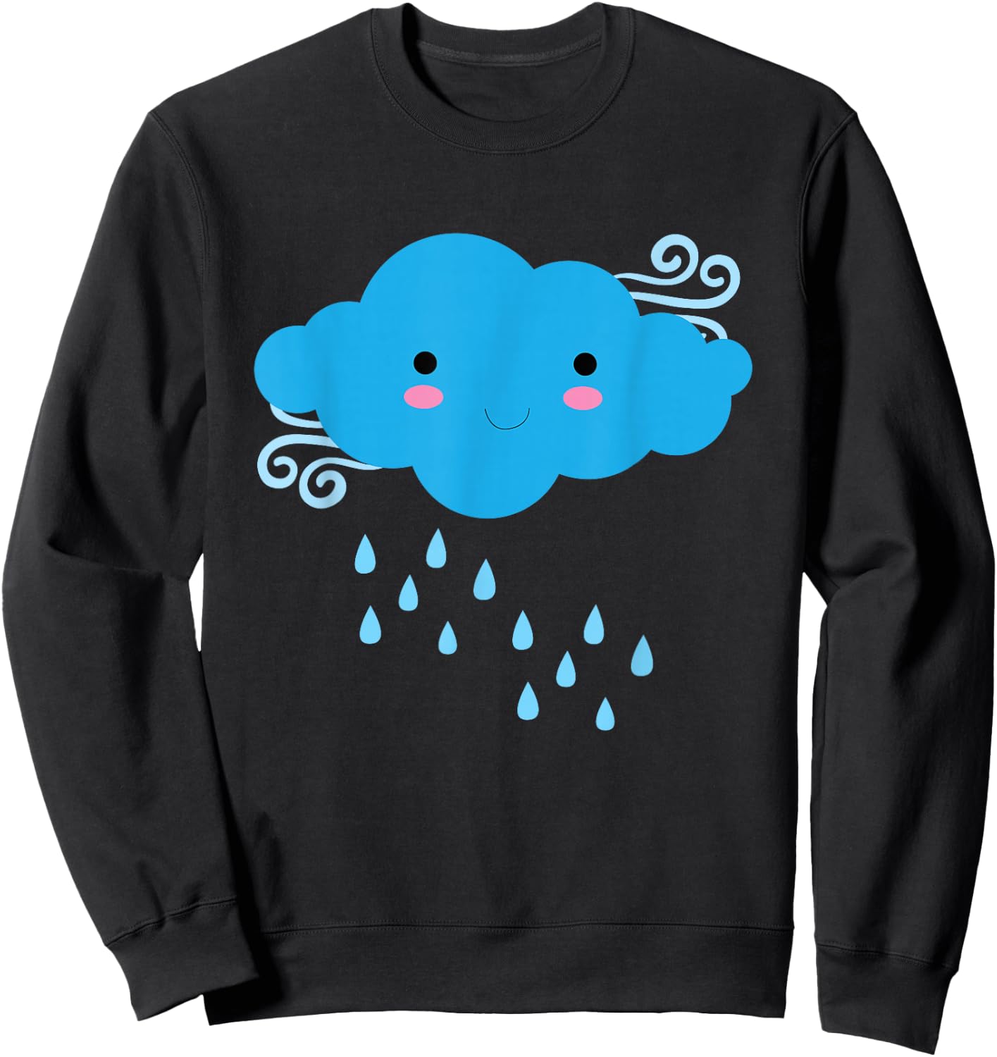 Cloud Rain Sky Nature Clouding IT Computing Funny Sweatshirt - Sweatshirt | Black