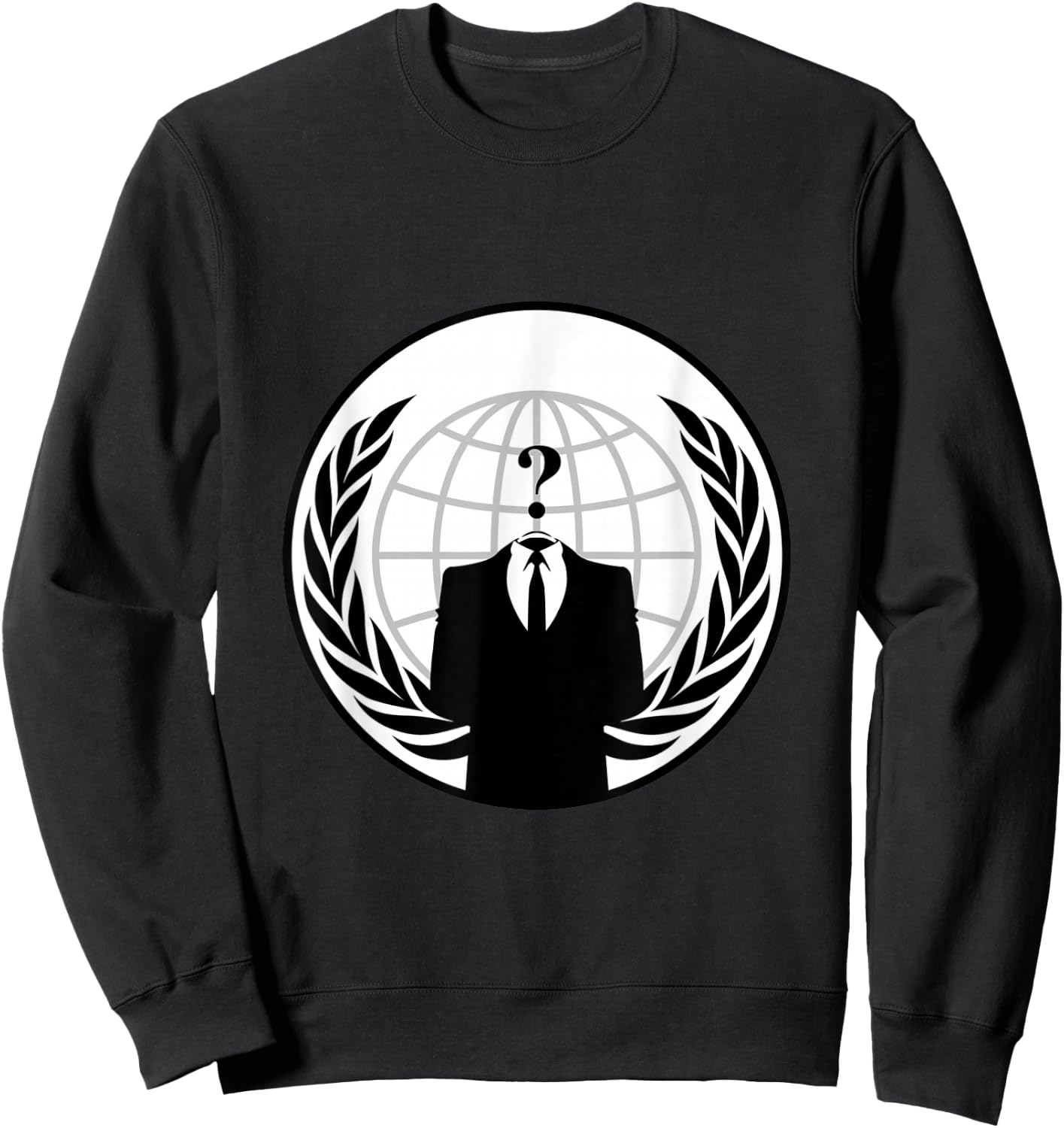 Anonymous Logo - We Are Anonymous Sweatshirt - Sweatshirt | Black