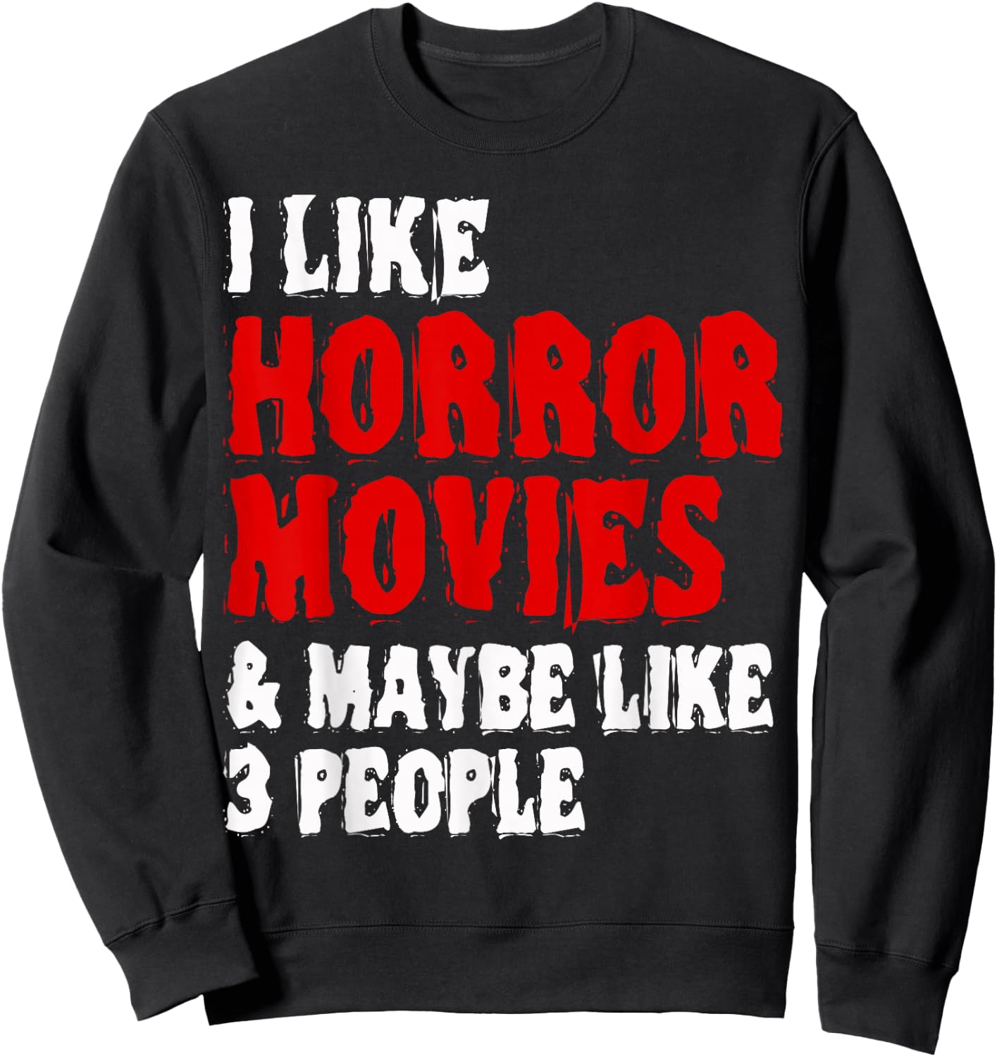 Horror Movie Sweatshirt - Sweatshirt | Black