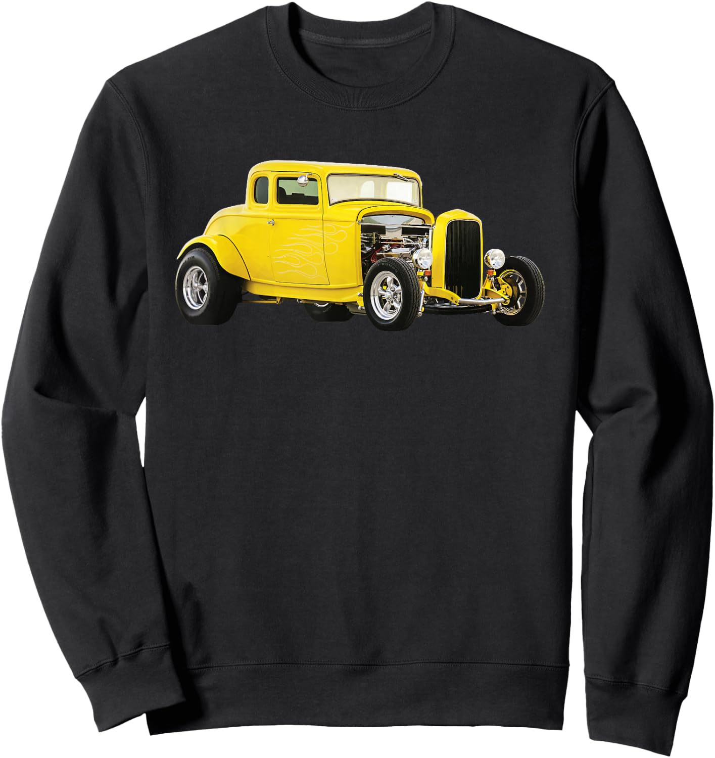 Hot Rod Car Retro Vintage Race Hotrod Classic Racer 1930 Sweatshirt - Sweatshirt | Black