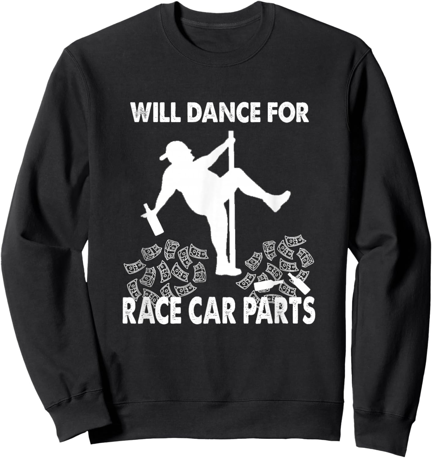 Funny Dirt Track Racing Stock Car Race Track Dirt Racing Sweatshirt - Sweatshirt | Black