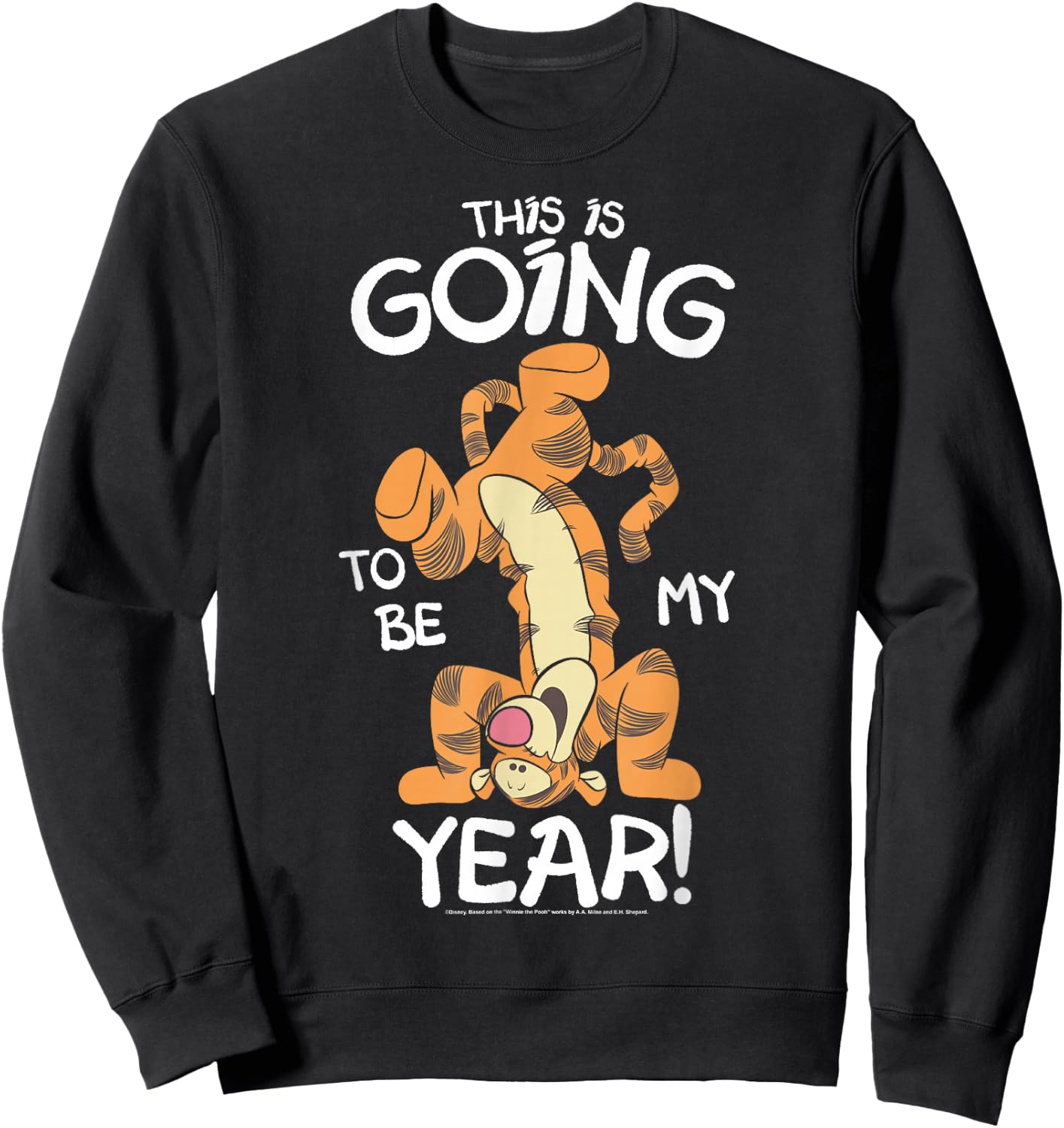 Disney Mickey and Friends Lunar New Year The Year of Tigger Sweatshirt - Sweatshirt | Black