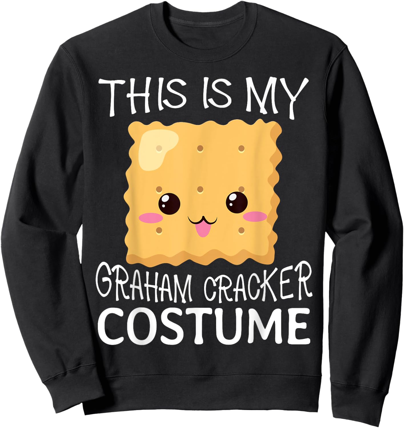 Smores Graham Cracker Camping Kids Halloween Group Costume Sweatshirt - Sweatshirt | Black