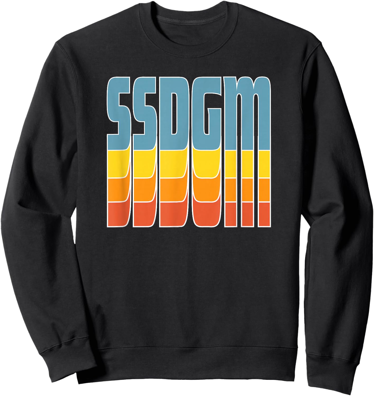 SSDGM Retro Classic Vintage Sweatshirt - Sweatshirt | Black