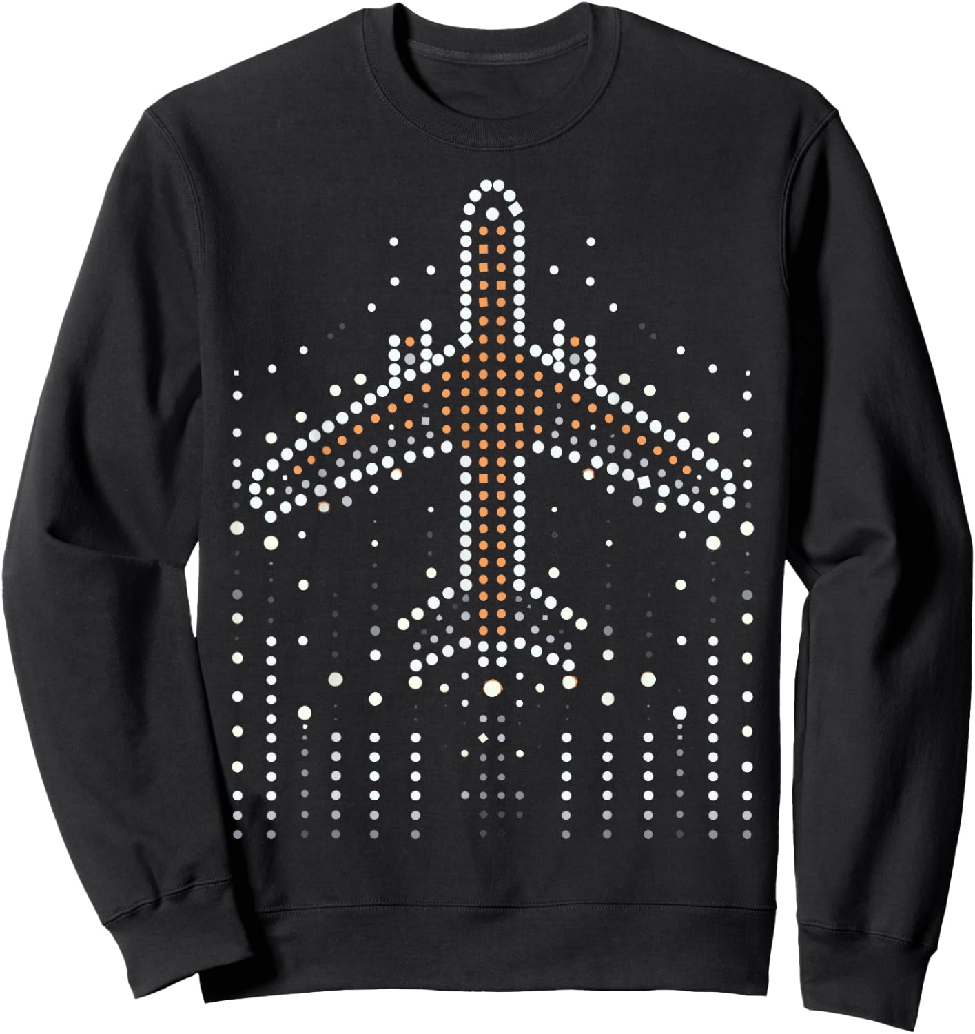 Aviator Flight Aviation Airplane Pilot Sweatshirt - Sweatshirt | Black