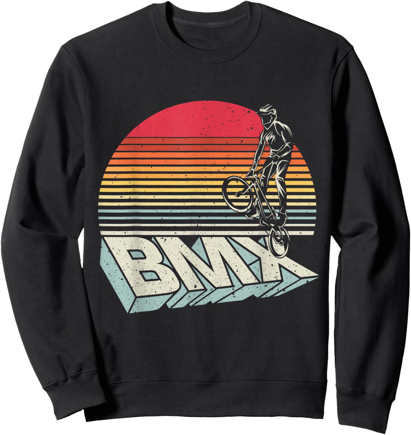BMX Vintage Bike Fans Kids Gift - BMX Freestyle Sweatshirt - Sweatshirt | Black