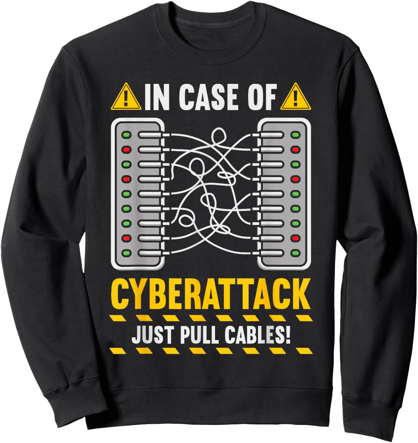 Funny Cybersecurity Computer Sweatshirt - Sweatshirt | Black