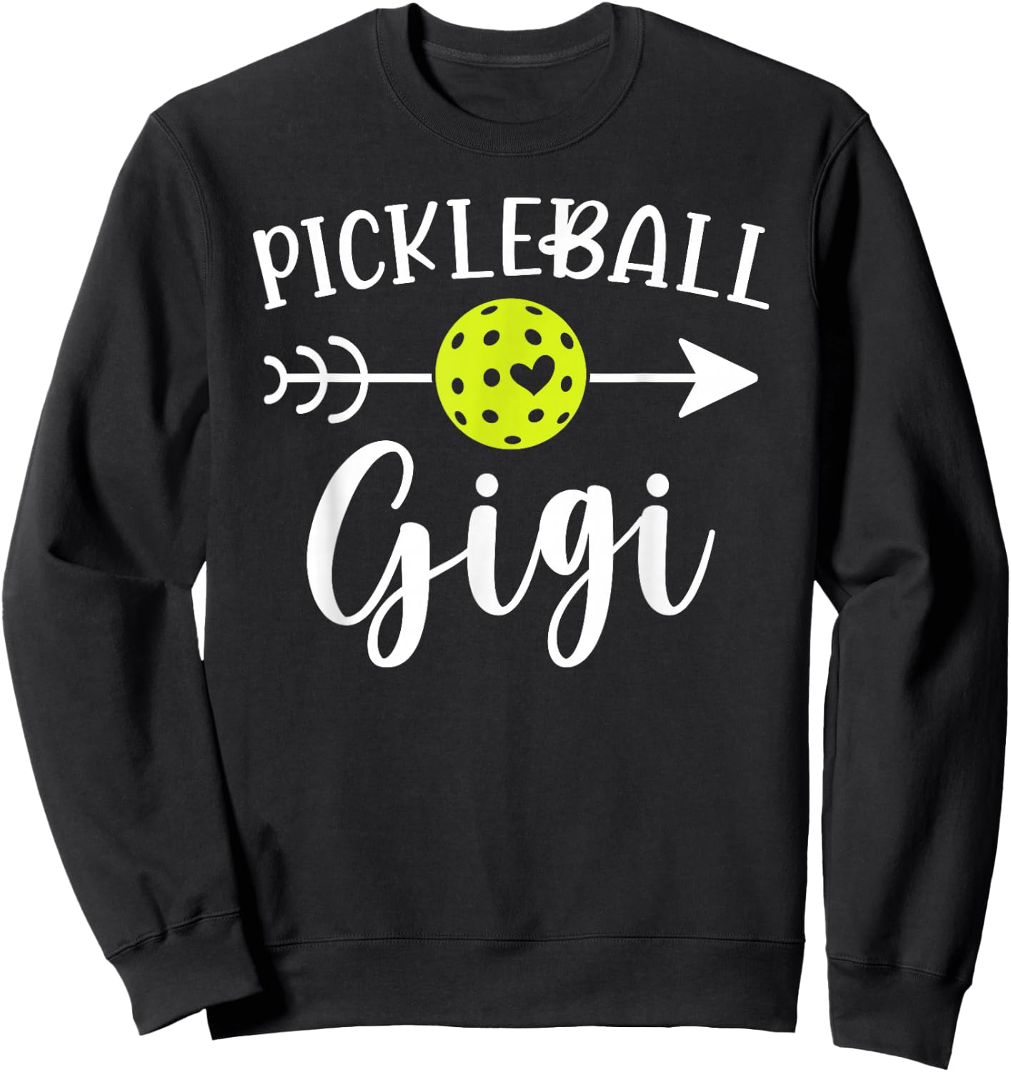Pickleball Gigi Pickleball Player Gigi Grandma Sweatshirt - Sweatshirt | Black