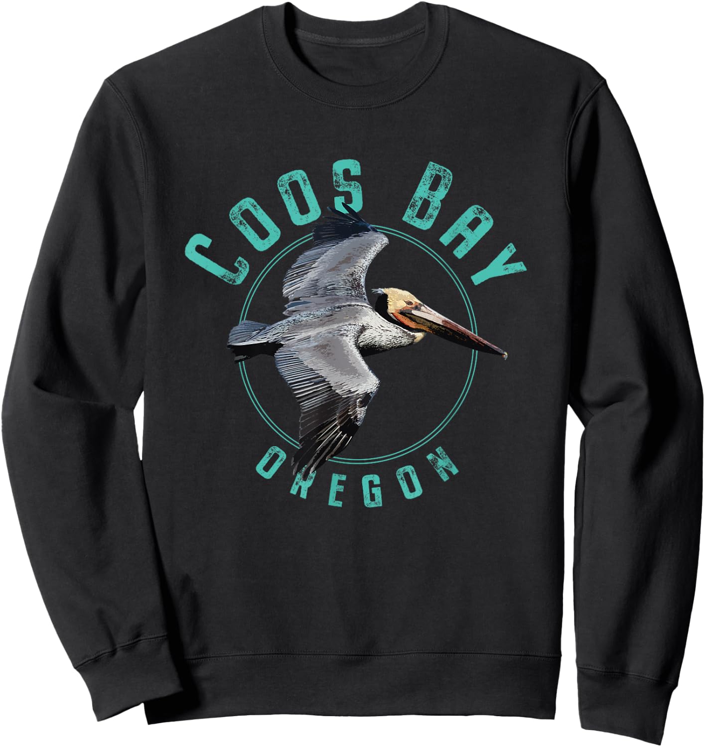 Coos Bay Oregon Sweatshirt - Sweatshirt | Black