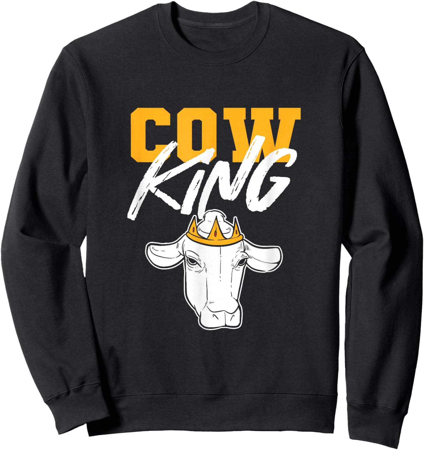Cow King Cowman Sweatshirt - Sweatshirt | Black
