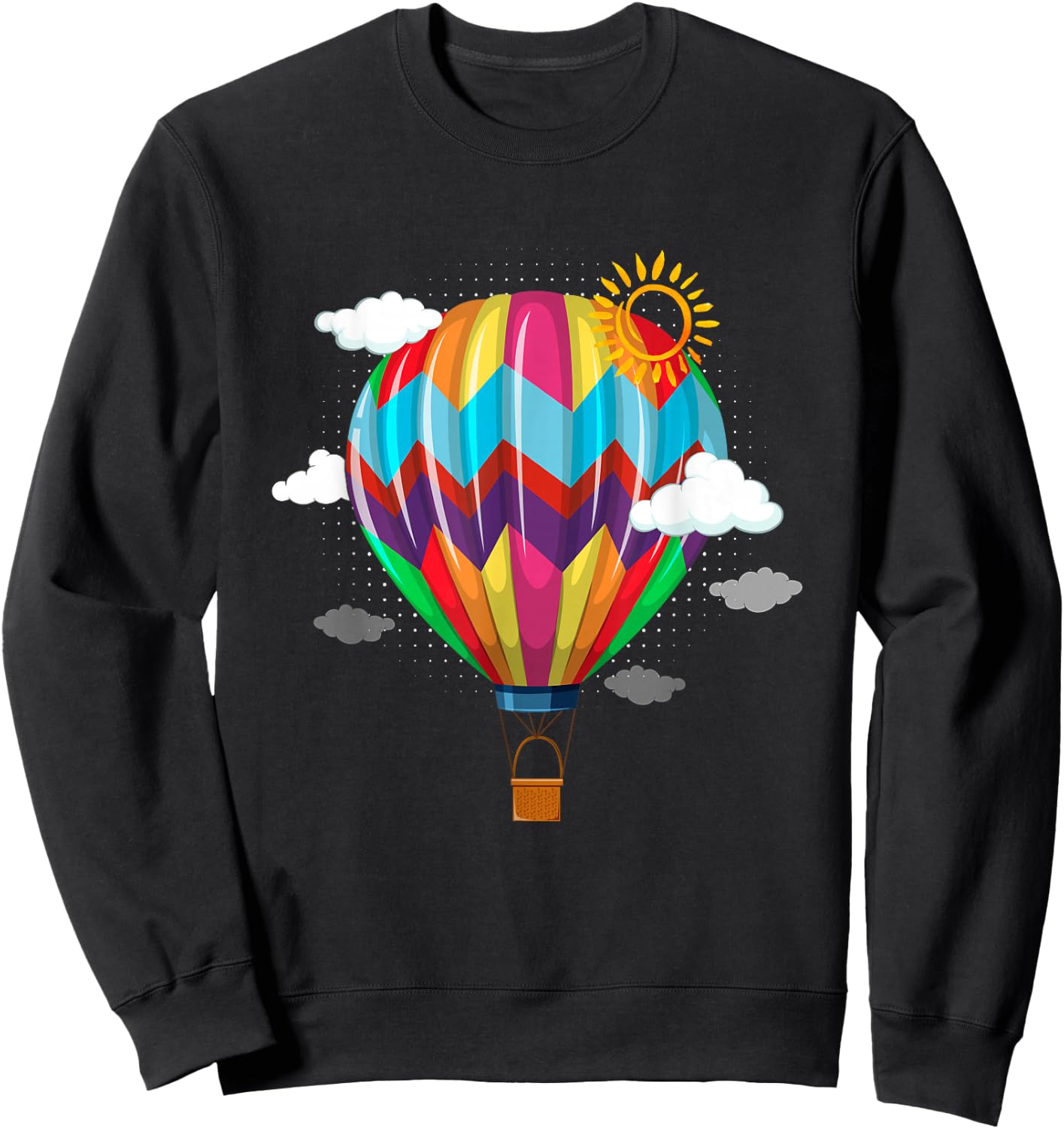 Retro Hot Air Balloon The Perfect Hot Air Balloon Pilot Sweatshirt - Sweatshirt | Black