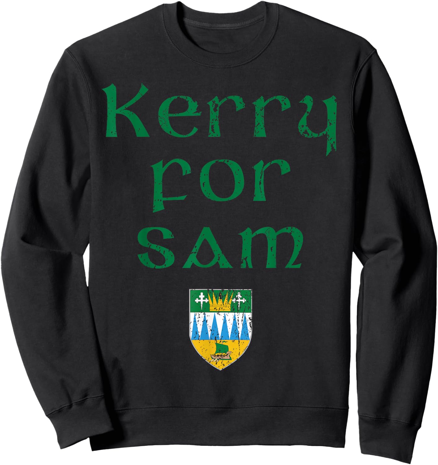 Kerry for Sam, All Ireland gaelic football Sweatshirt - Sweatshirt | Black