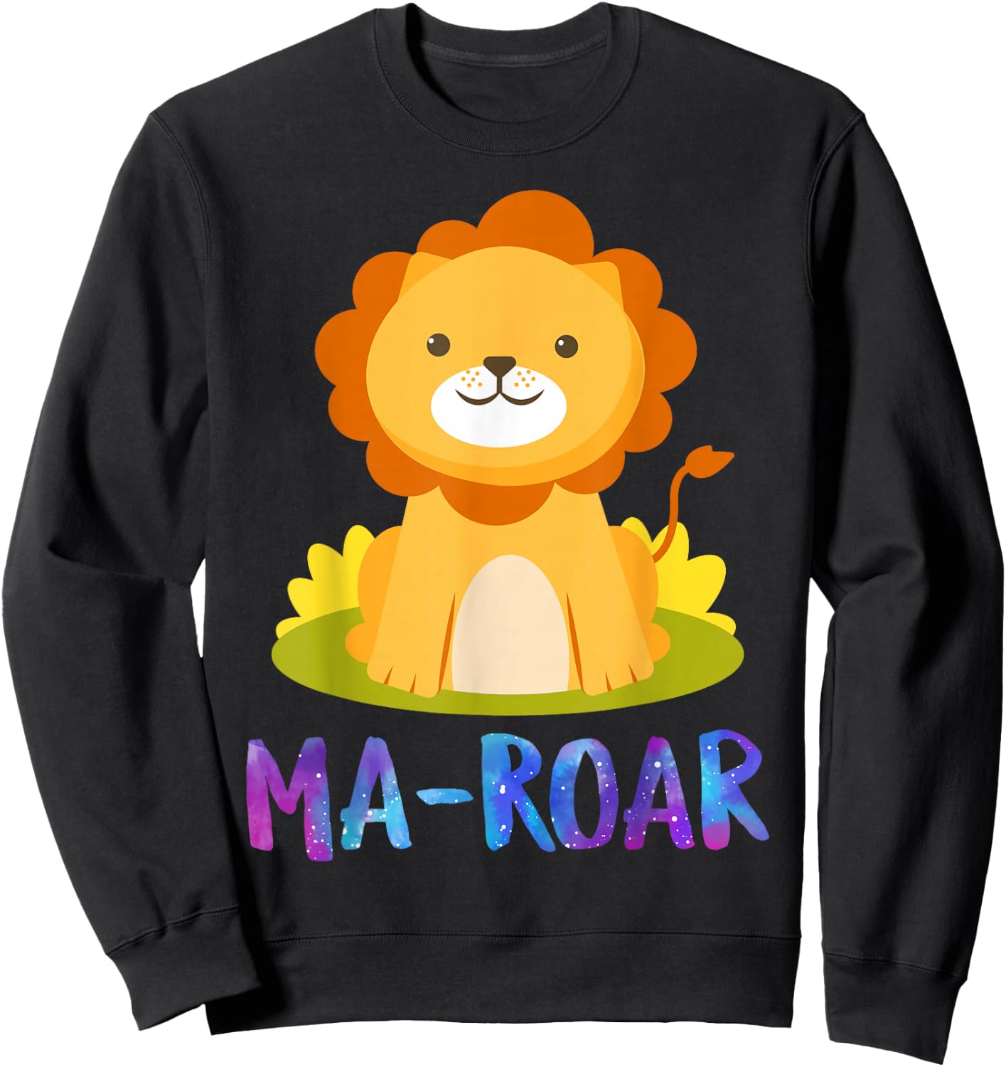 Ma-Roa Pesach Jewish Holiday Seder Passover Kid toddler Lion Sweatshirt - Sweatshirt | Black