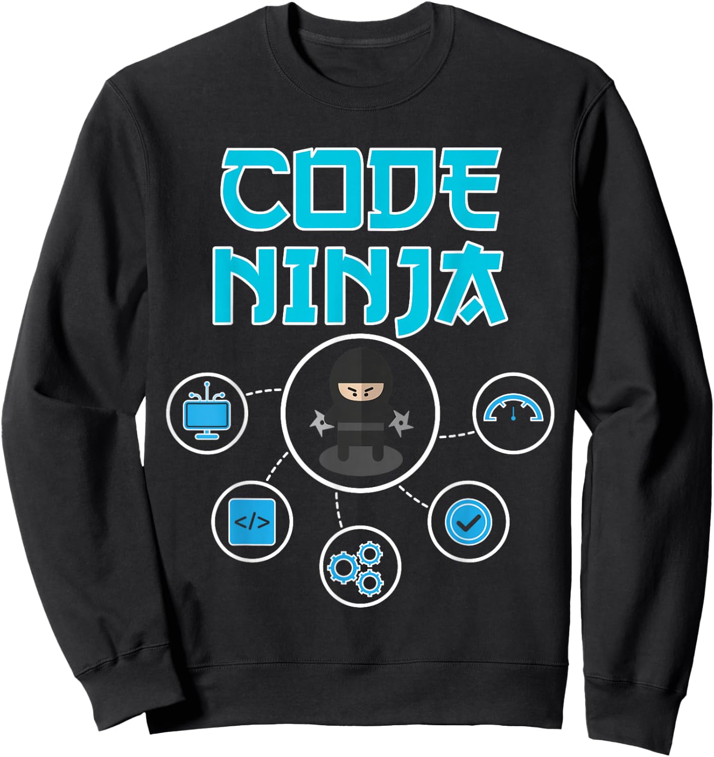 Code Ninja - Software Developer Gift Sweatshirt - Sweatshirt | Black
