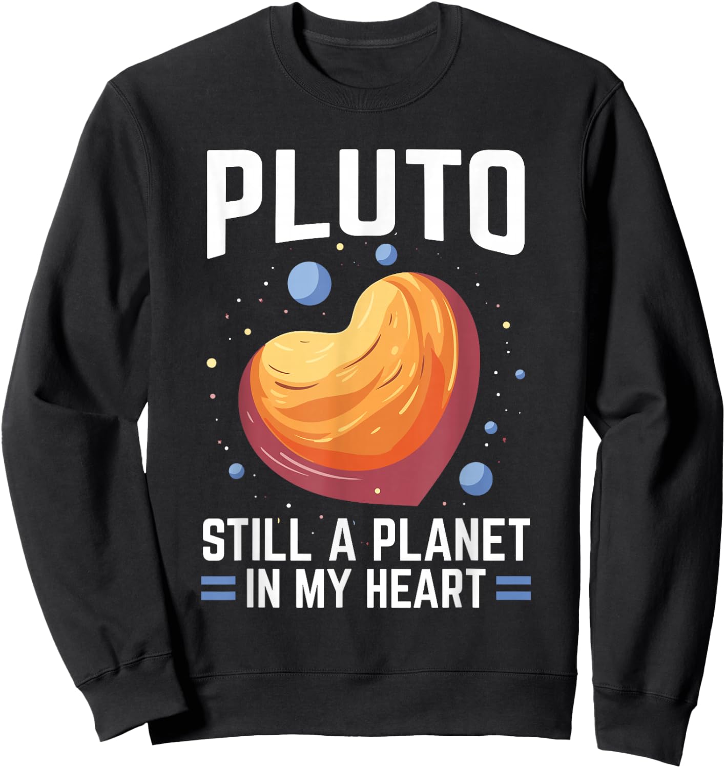 Pluto Astrology Space Science Planet Astronomer Astronomy Sweatshirt - Sweatshirt | Black