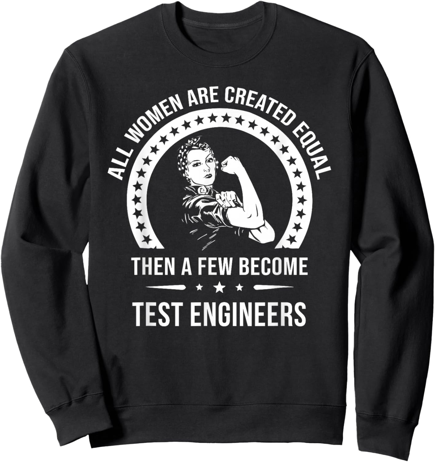 Test Engineer Shirts | Test Engineer Sweatshirt - Sweatshirt | Black
