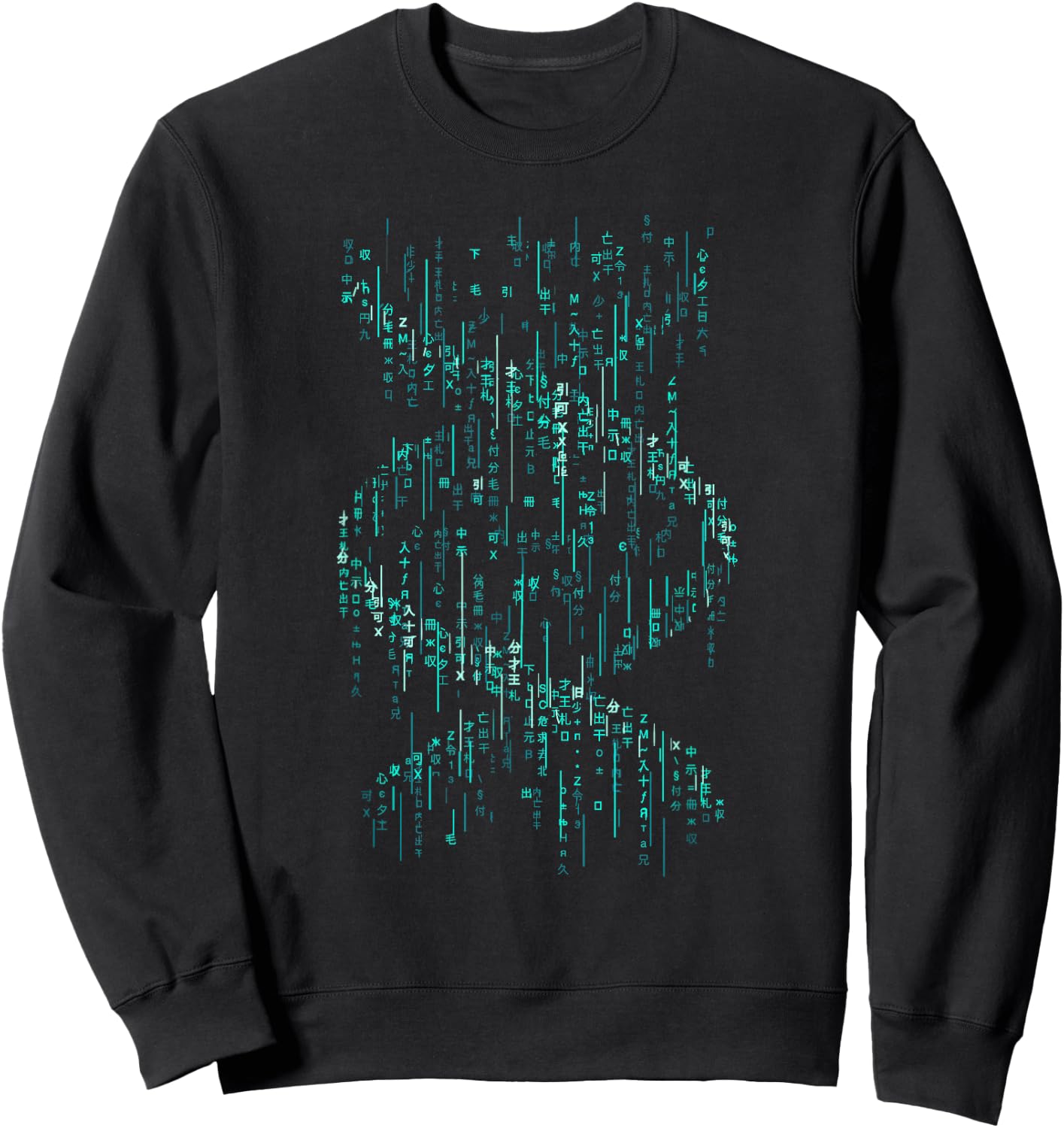 Binary Code DNA Helix Science Sweatshirt - Sweatshirt | Black