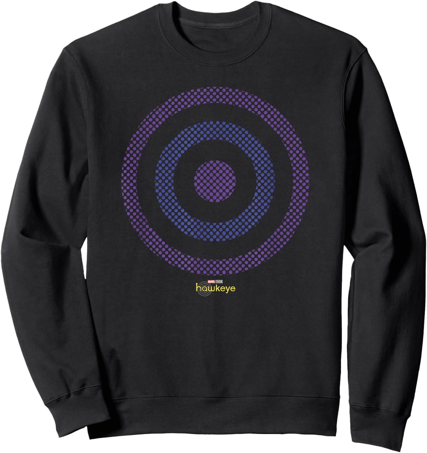 Marvel Hawkeye Bullseye Target Logo V2 Sweatshirt - Sweatshirt | Black