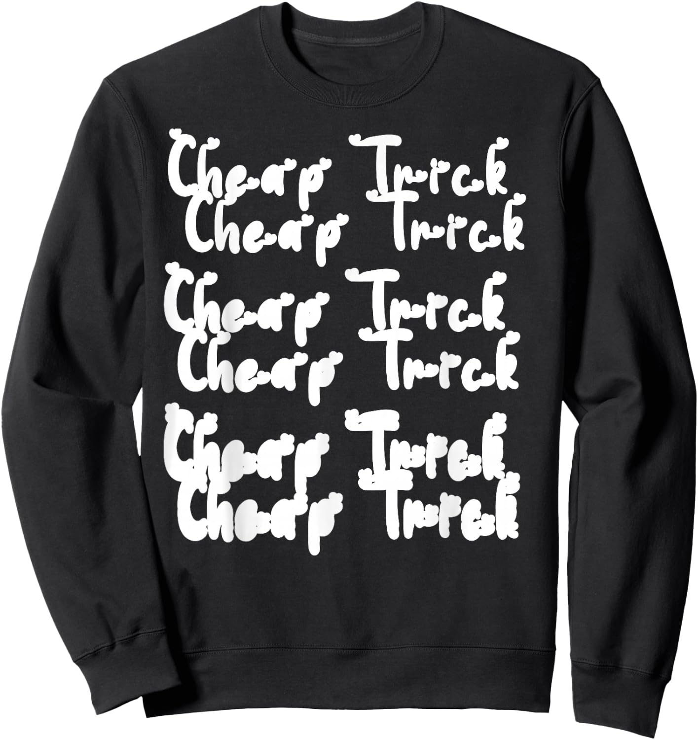 Cheap Tricks Art Rock Vintage Sweatshirt - Sweatshirt | Black